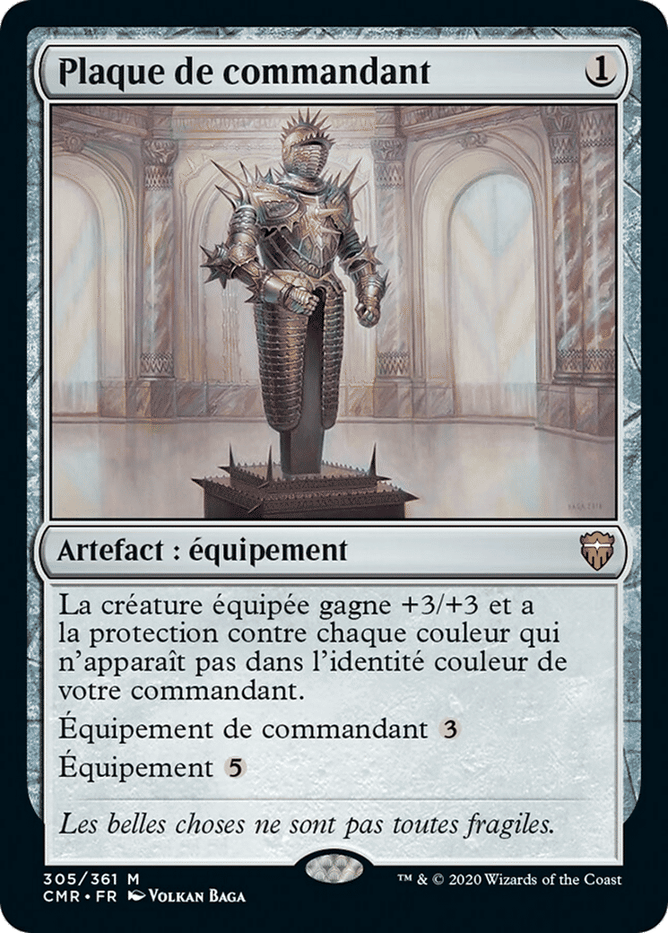 Plaque de commandant — Commander Legends — Magic: The Gathering
