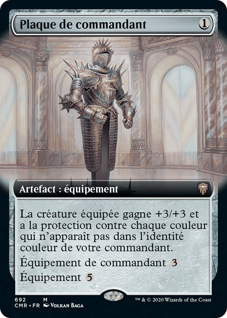 Plaque de commandant — Commander Legends — Magic: The Gathering