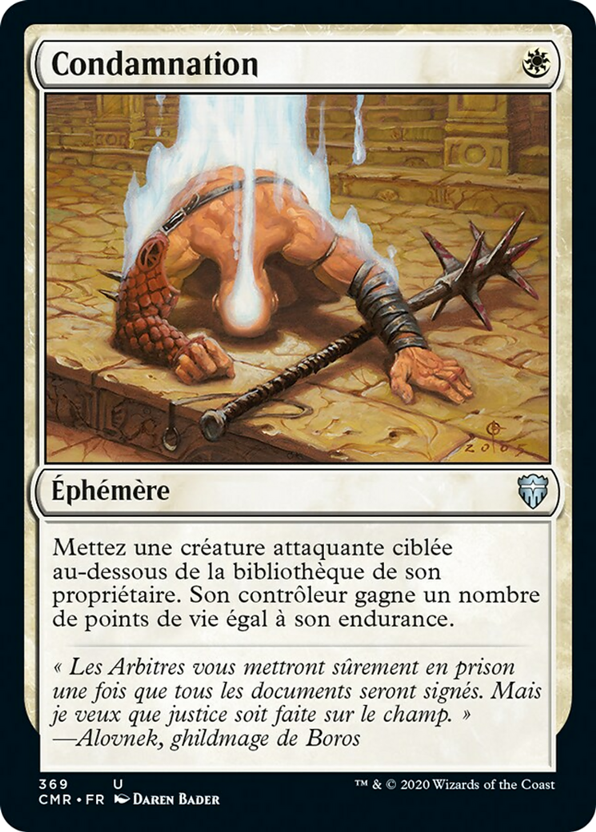 Condamnation — Commander Legends — Magic: The Gathering