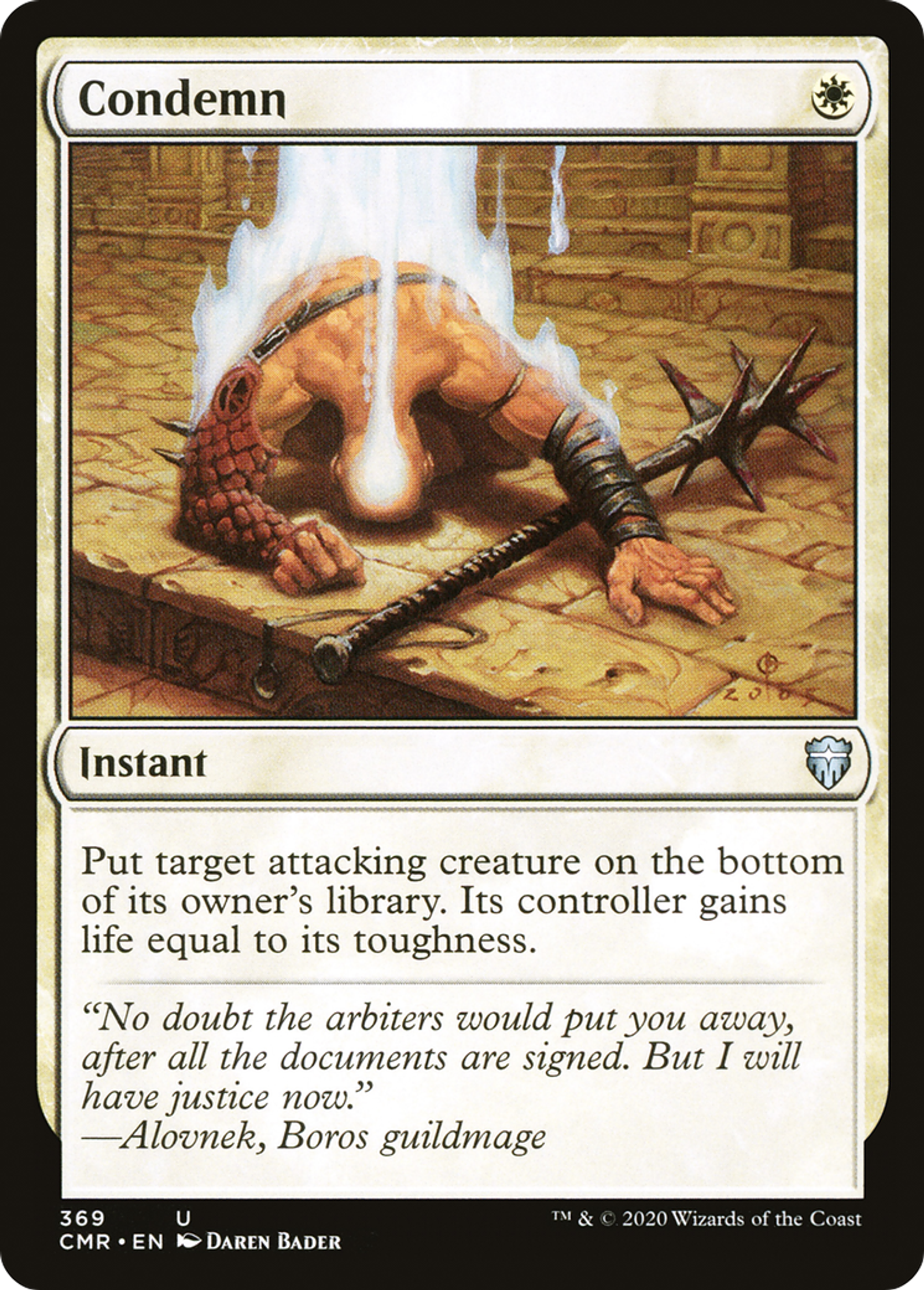 Condamnation — Commander Legends — Magic: The Gathering