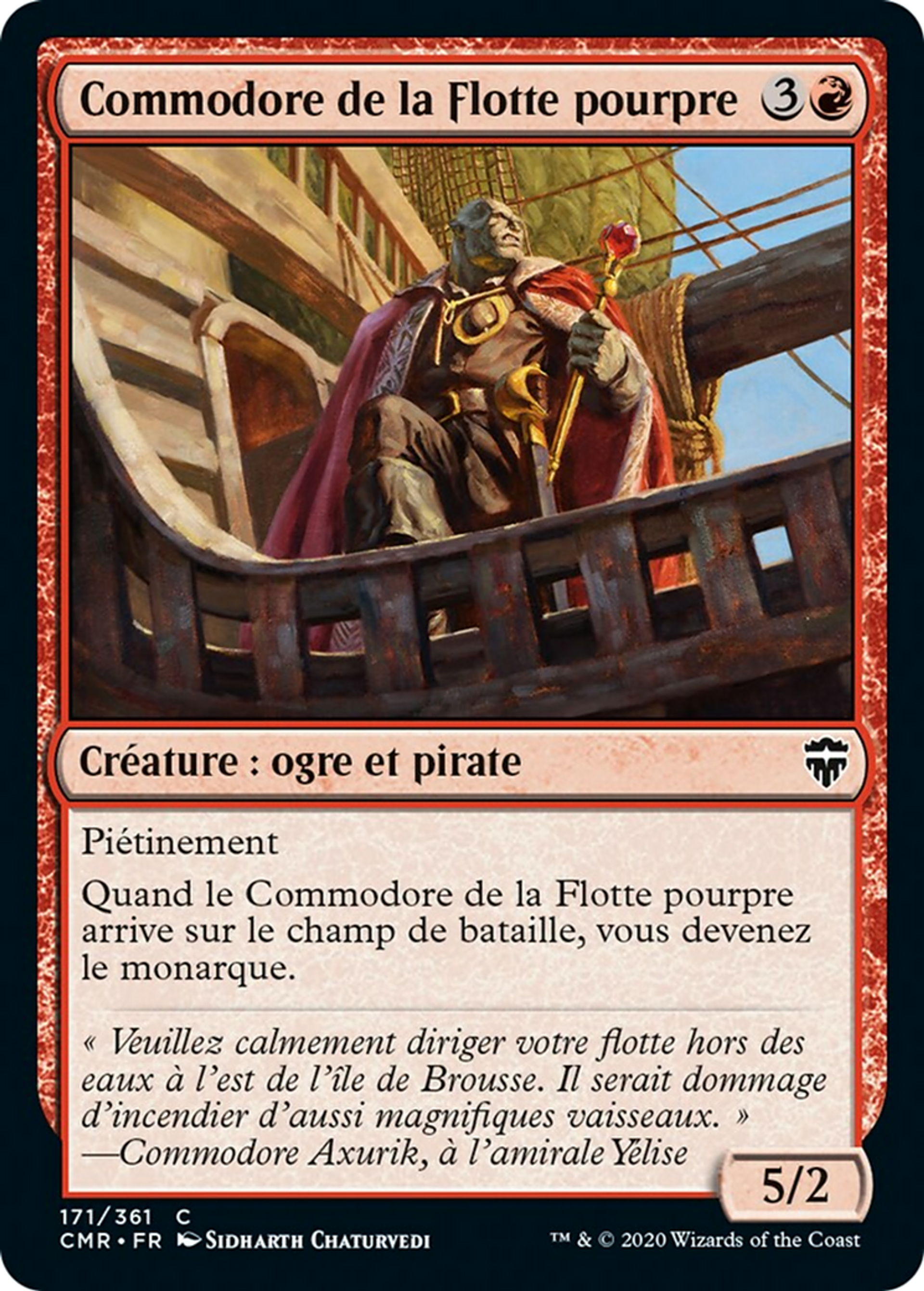 Commodore de la Flotte pourpre — Commander Legends — Magic: The Gathering