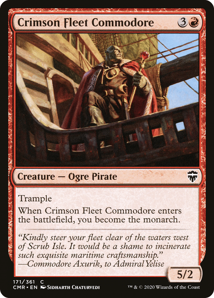 Crimson Fleet Commodore — Commander Legends — Magic: The Gathering
