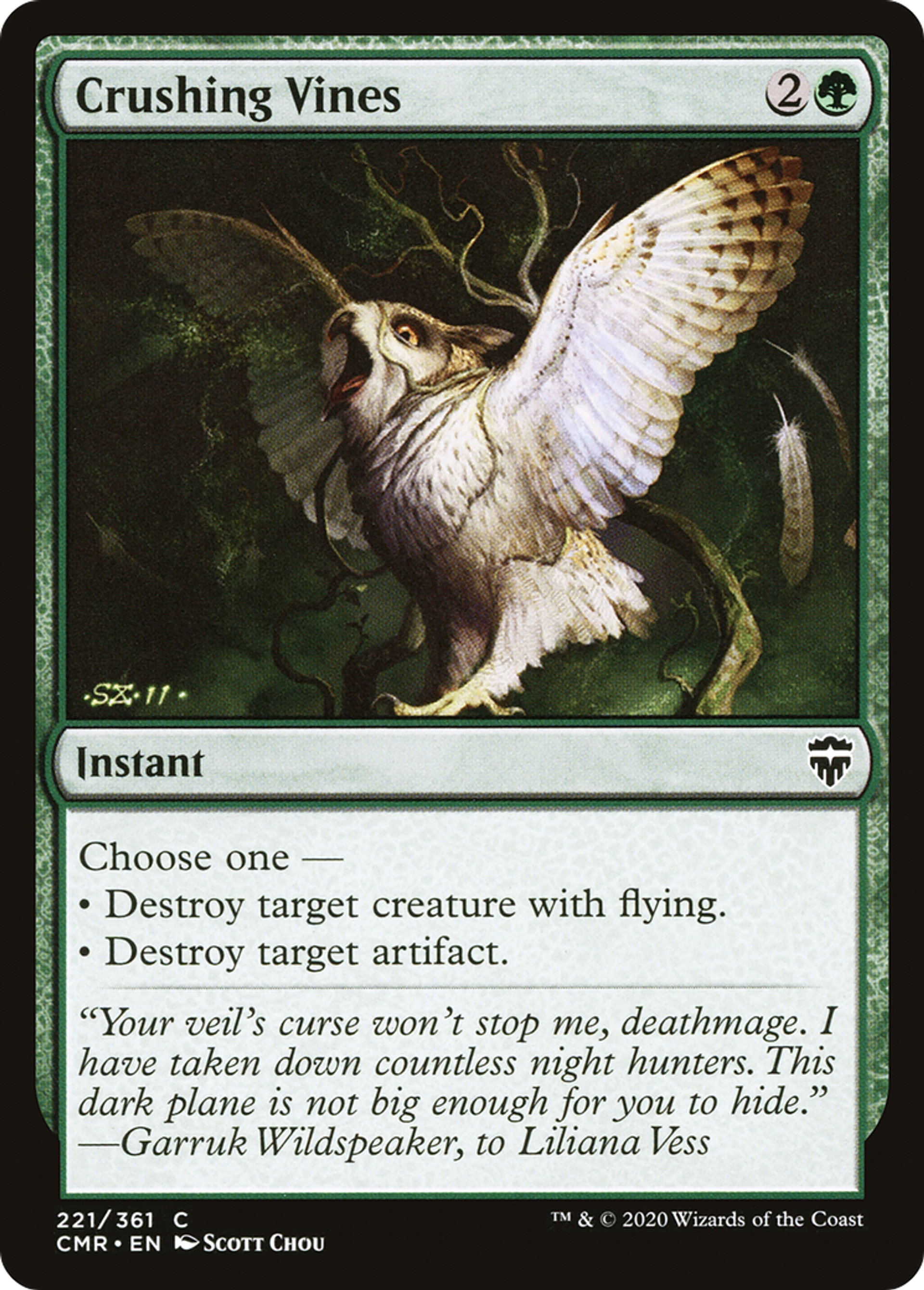Vignes écrasantes — Commander Legends — Magic: The Gathering