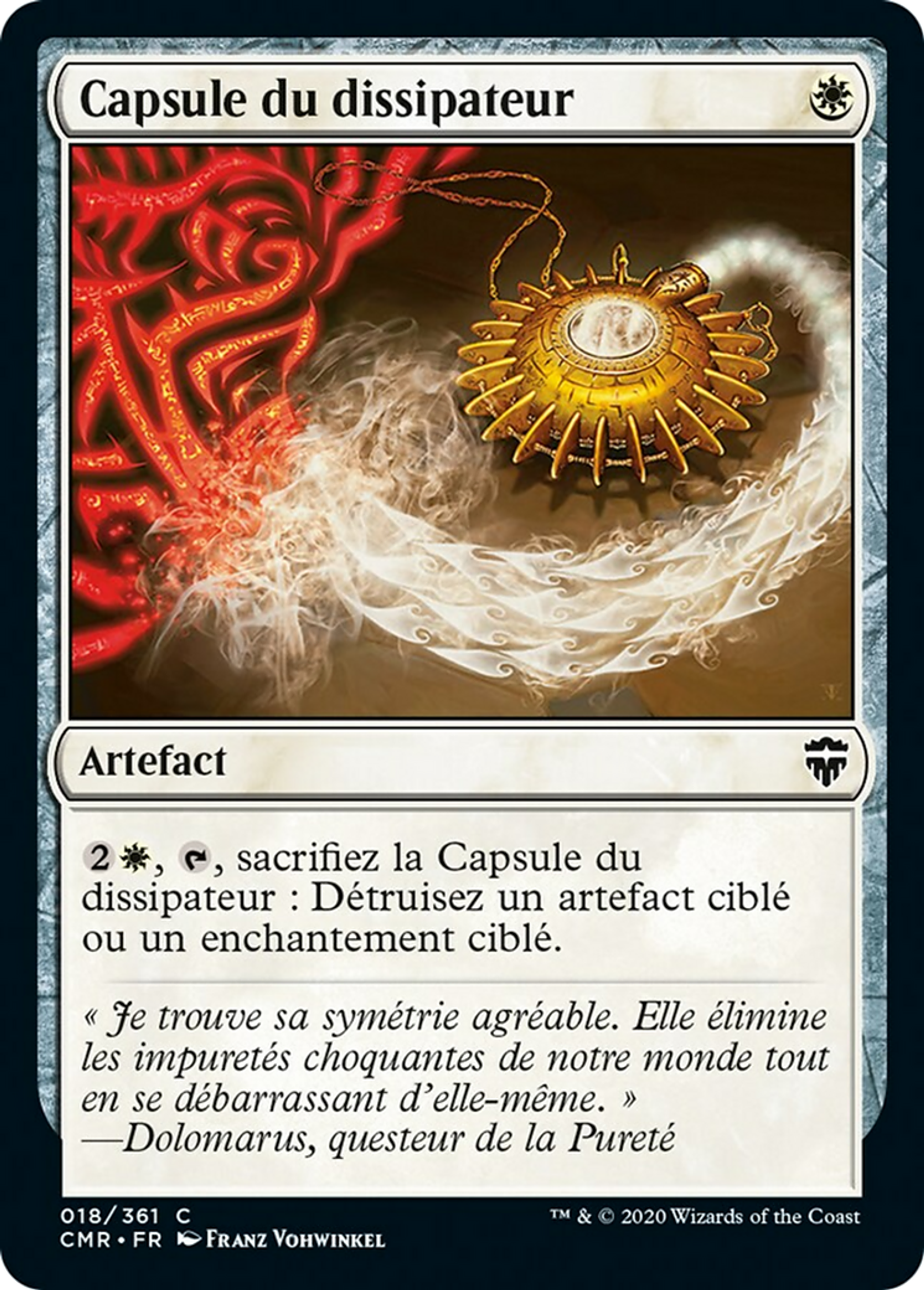 Capsule du dissipateur — Commander Legends — Magic: The Gathering