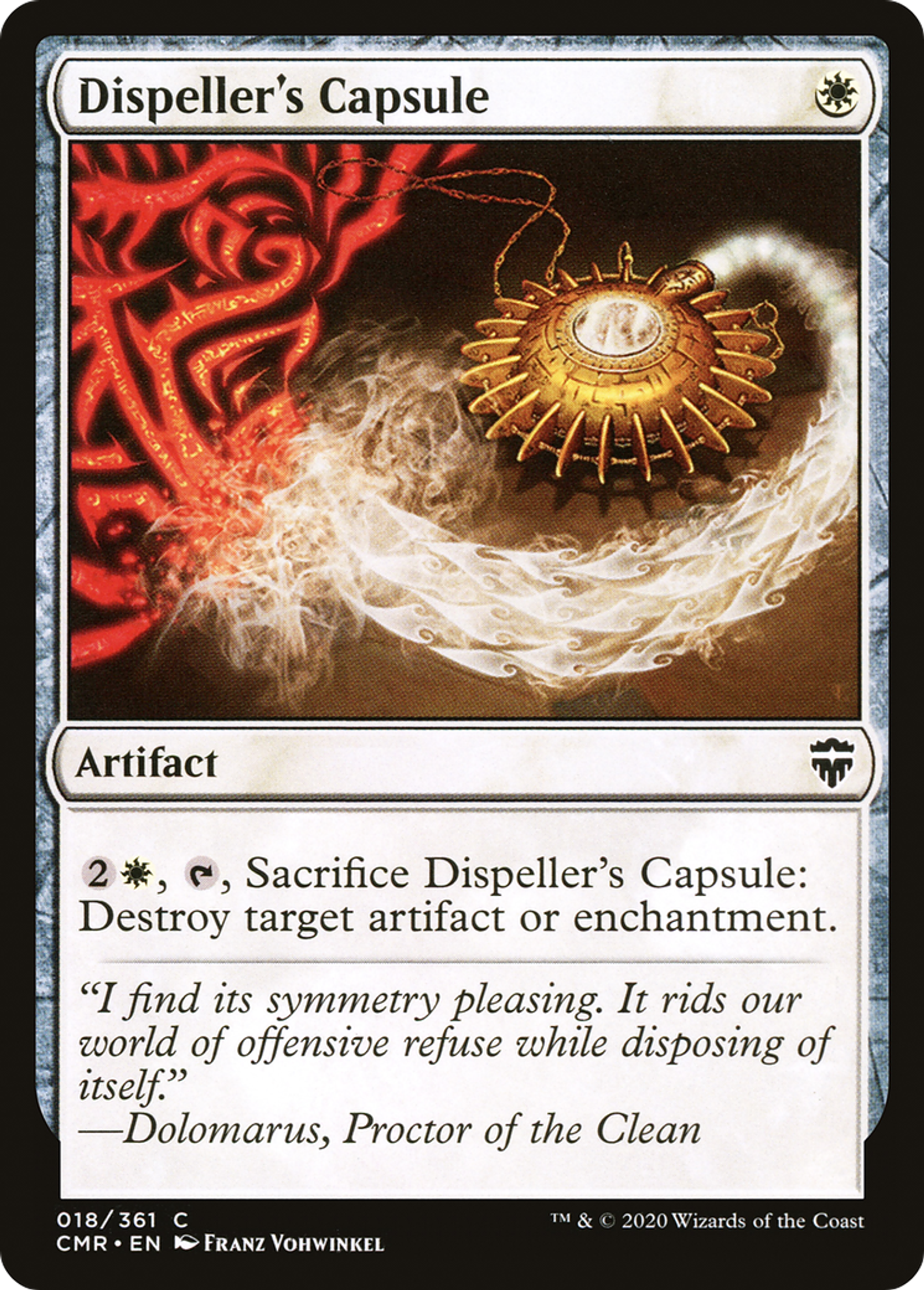 Capsule du dissipateur — Commander Legends — Magic: The Gathering