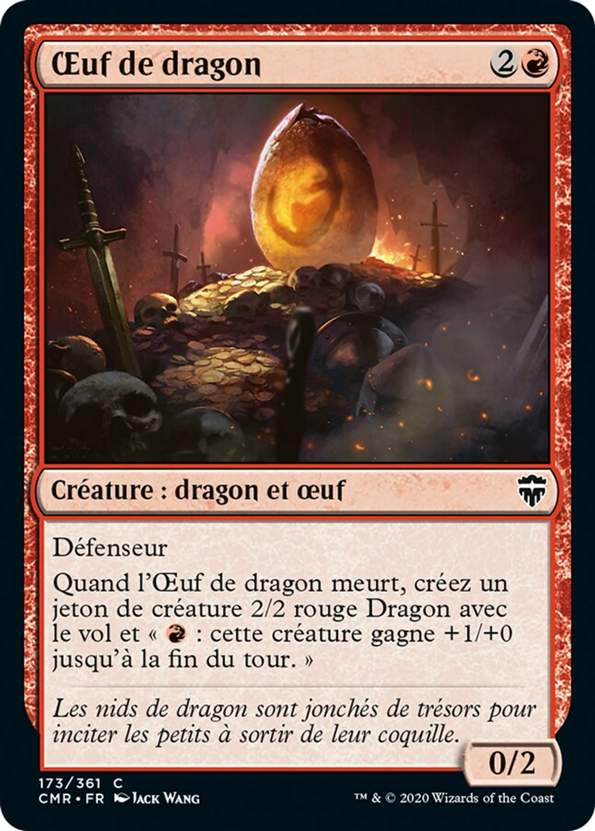Œuf de dragon — Commander Legends — Magic: The Gathering