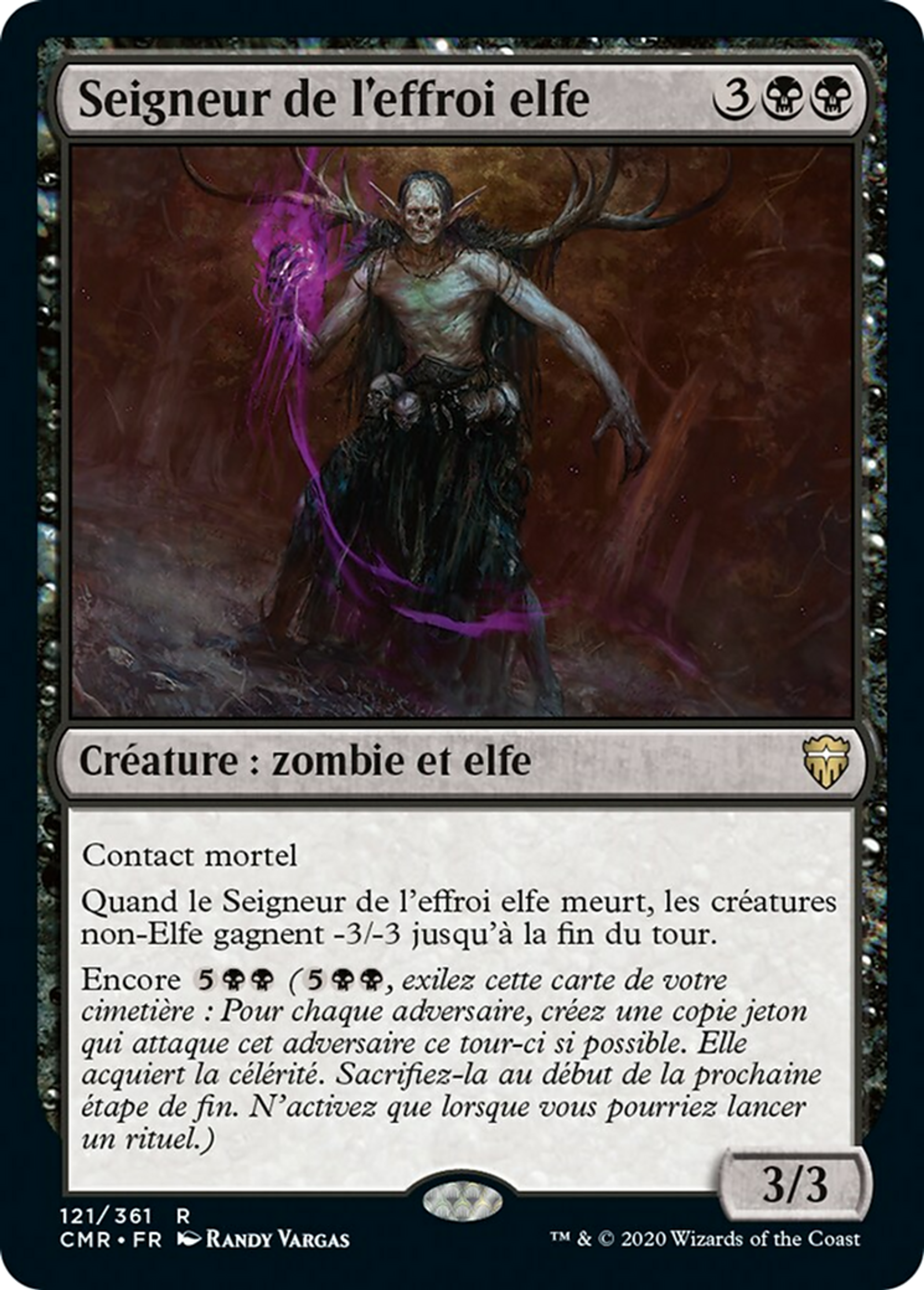 Seigneur de l'effroi elfe — Commander Legends — Magic: The Gathering