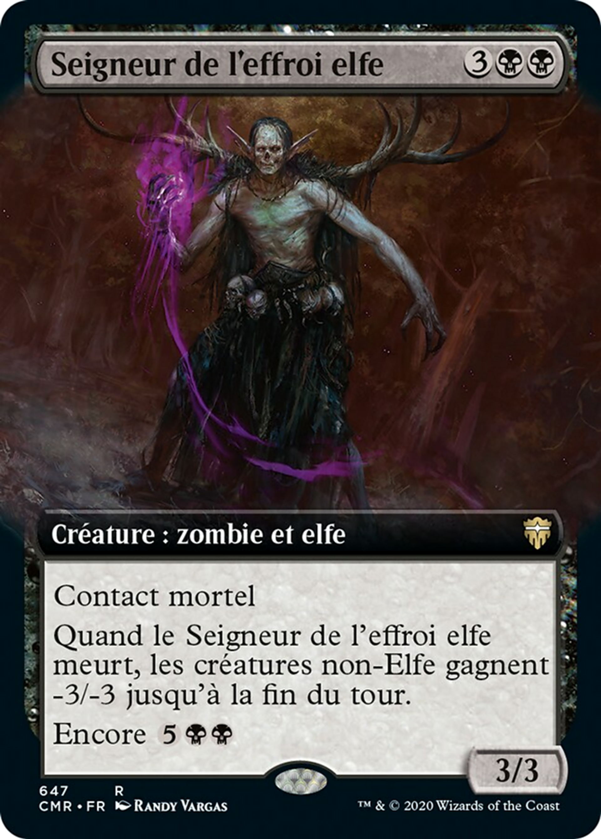 Seigneur de l'effroi elfe — Commander Legends — Magic: The Gathering