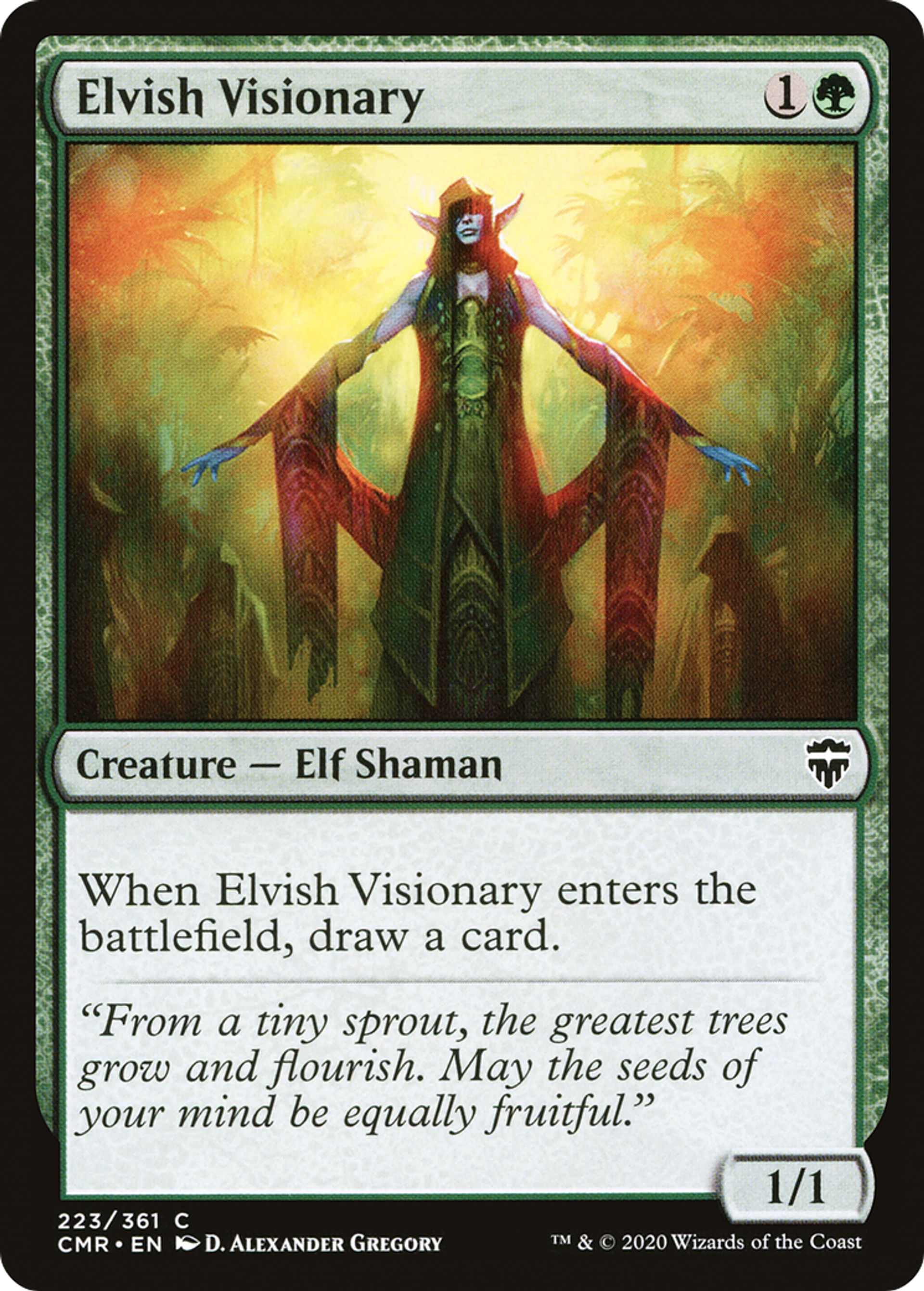 Elvish Visionary — Commander Legends — Magic: The Gathering