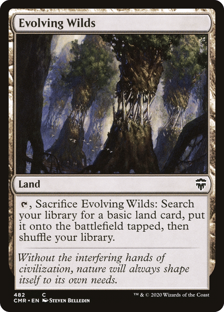 Evolving Wilds — Commander Legends — Magic: The Gathering