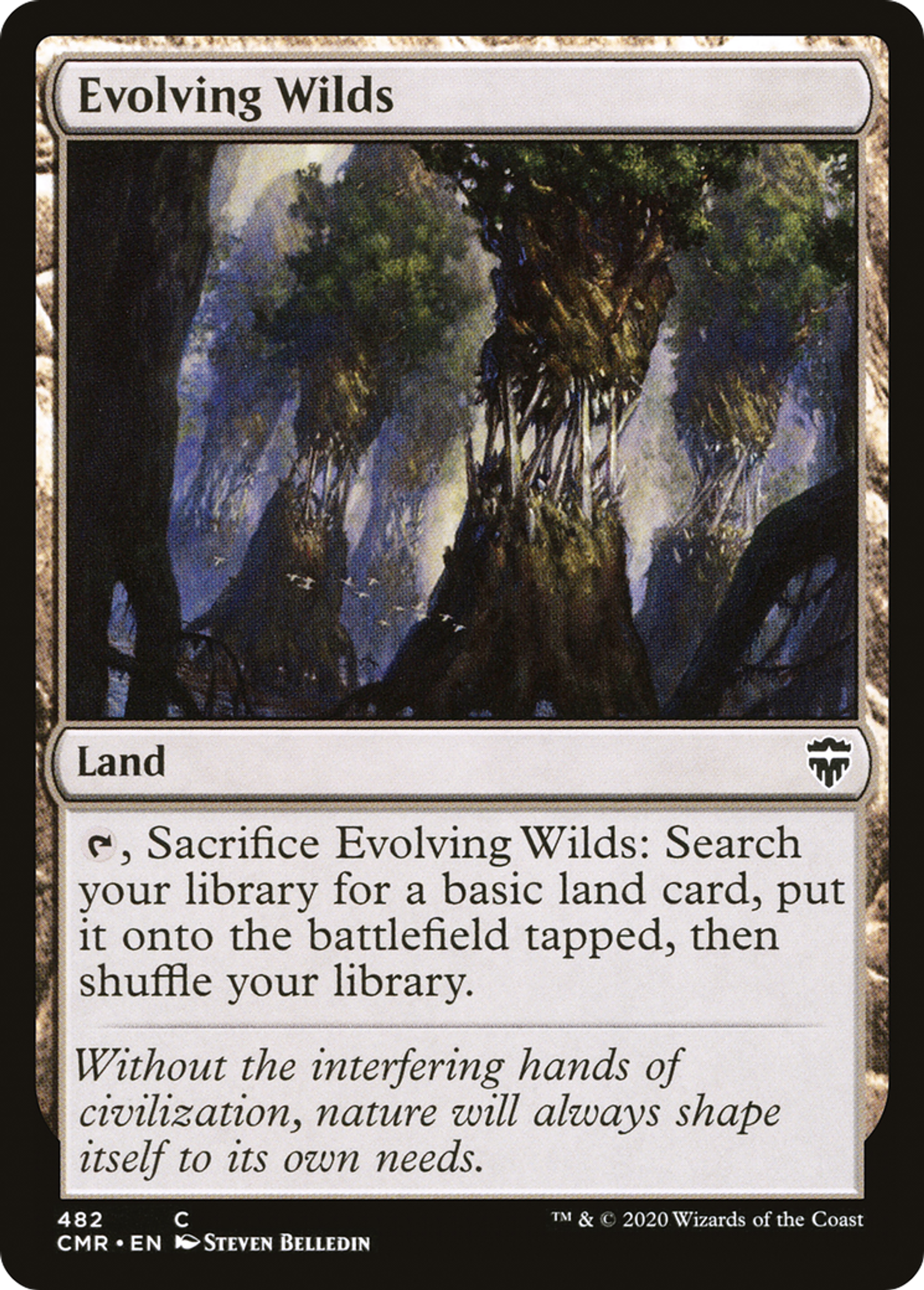 Evolving Wilds — Commander Legends — Magic: The Gathering