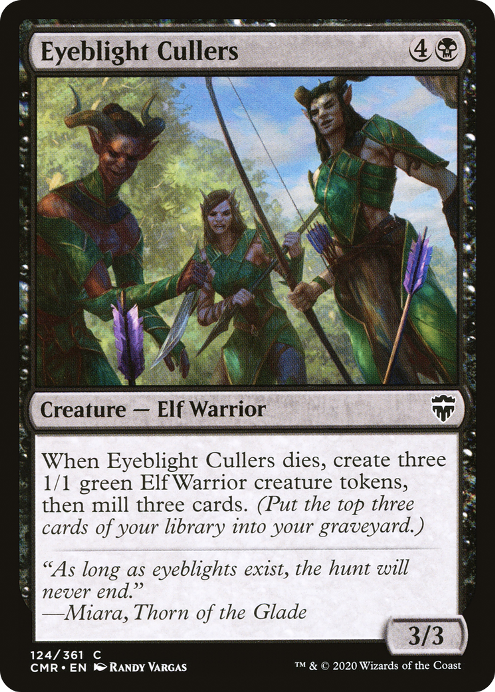 Eyeblight Cullers — Commander Legends — Magic: The Gathering