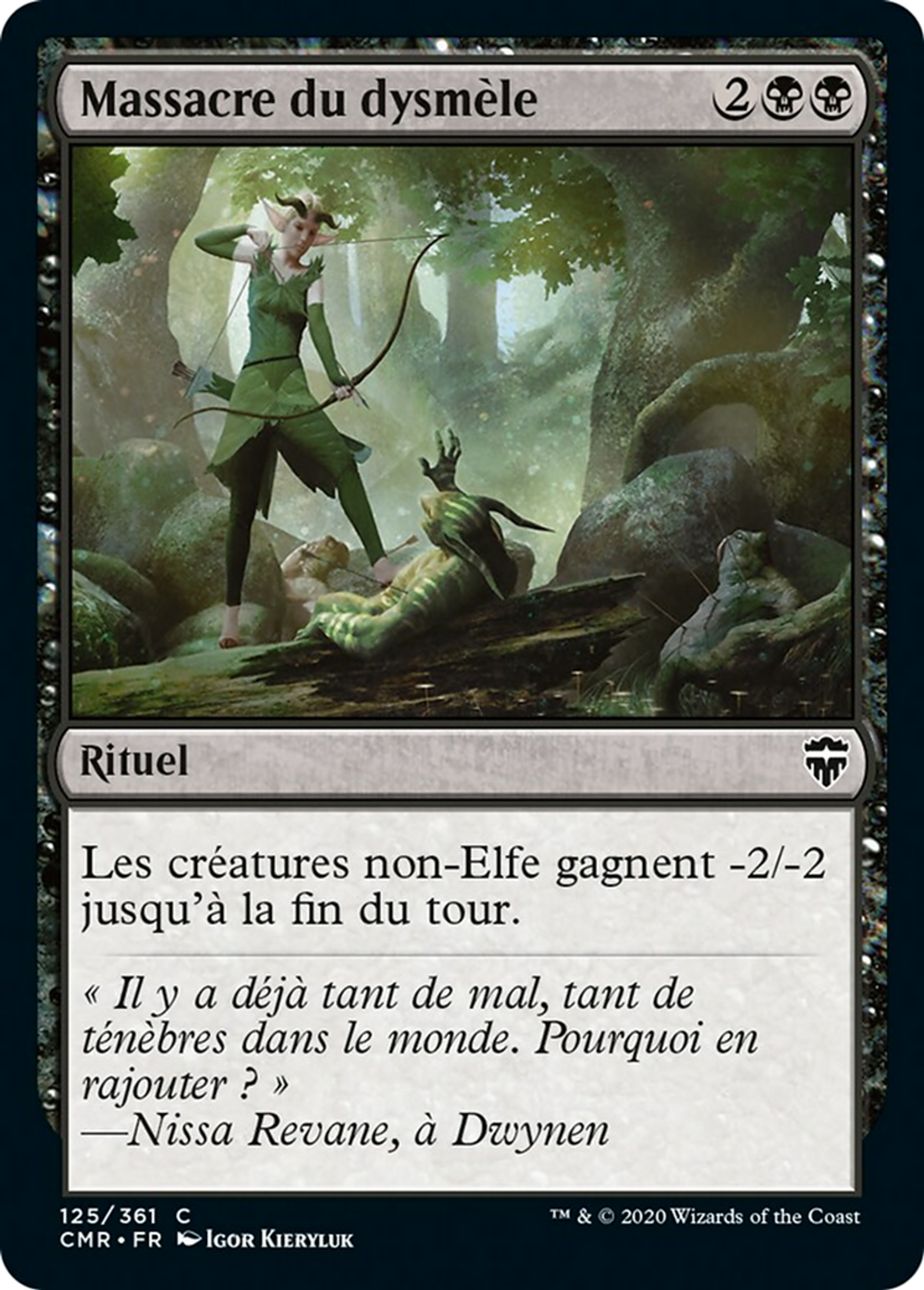 Massacre du dysmèle — Commander Legends — Magic: The Gathering