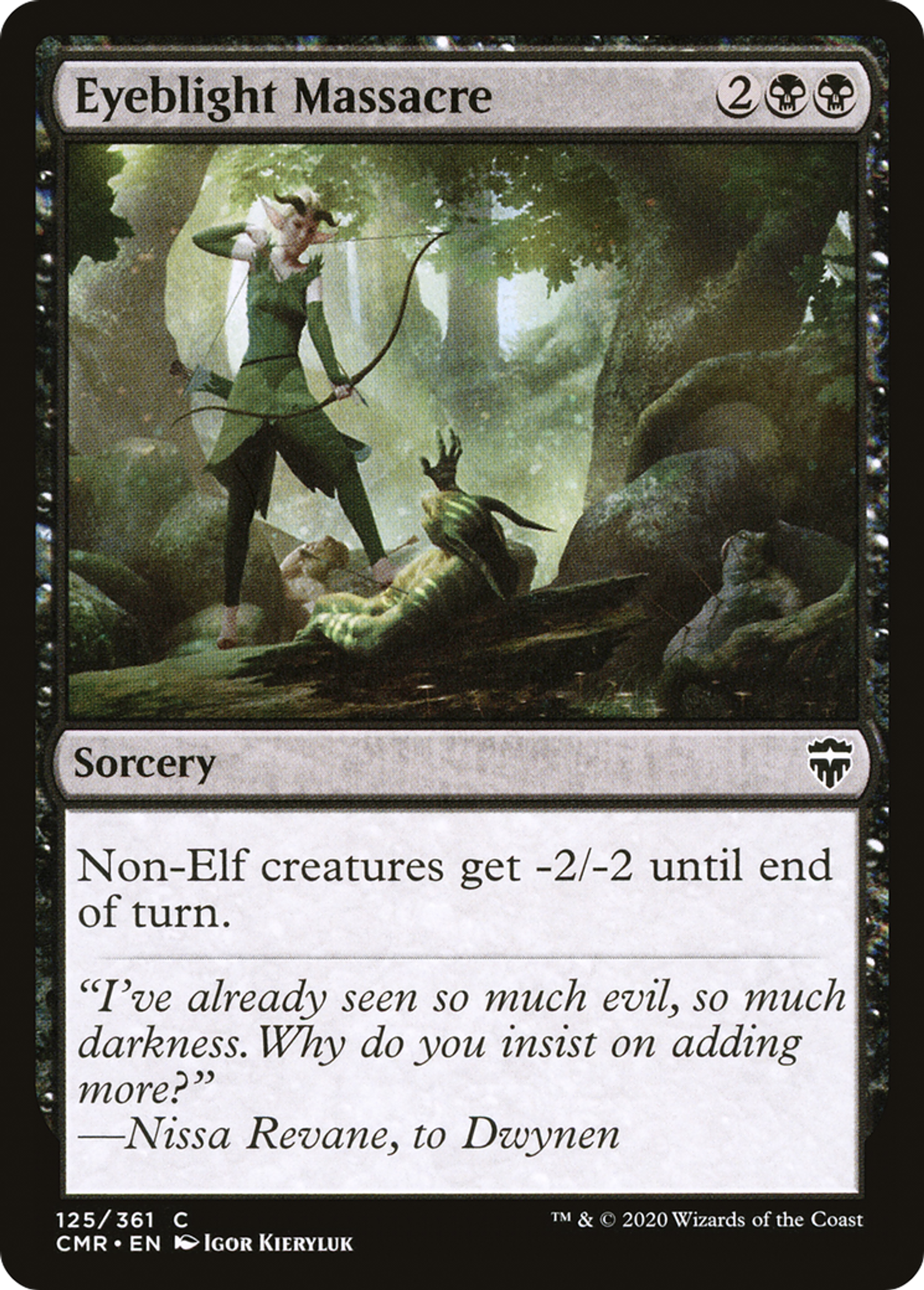 Eyeblight Massacre — Commander Legends — Magic: The Gathering