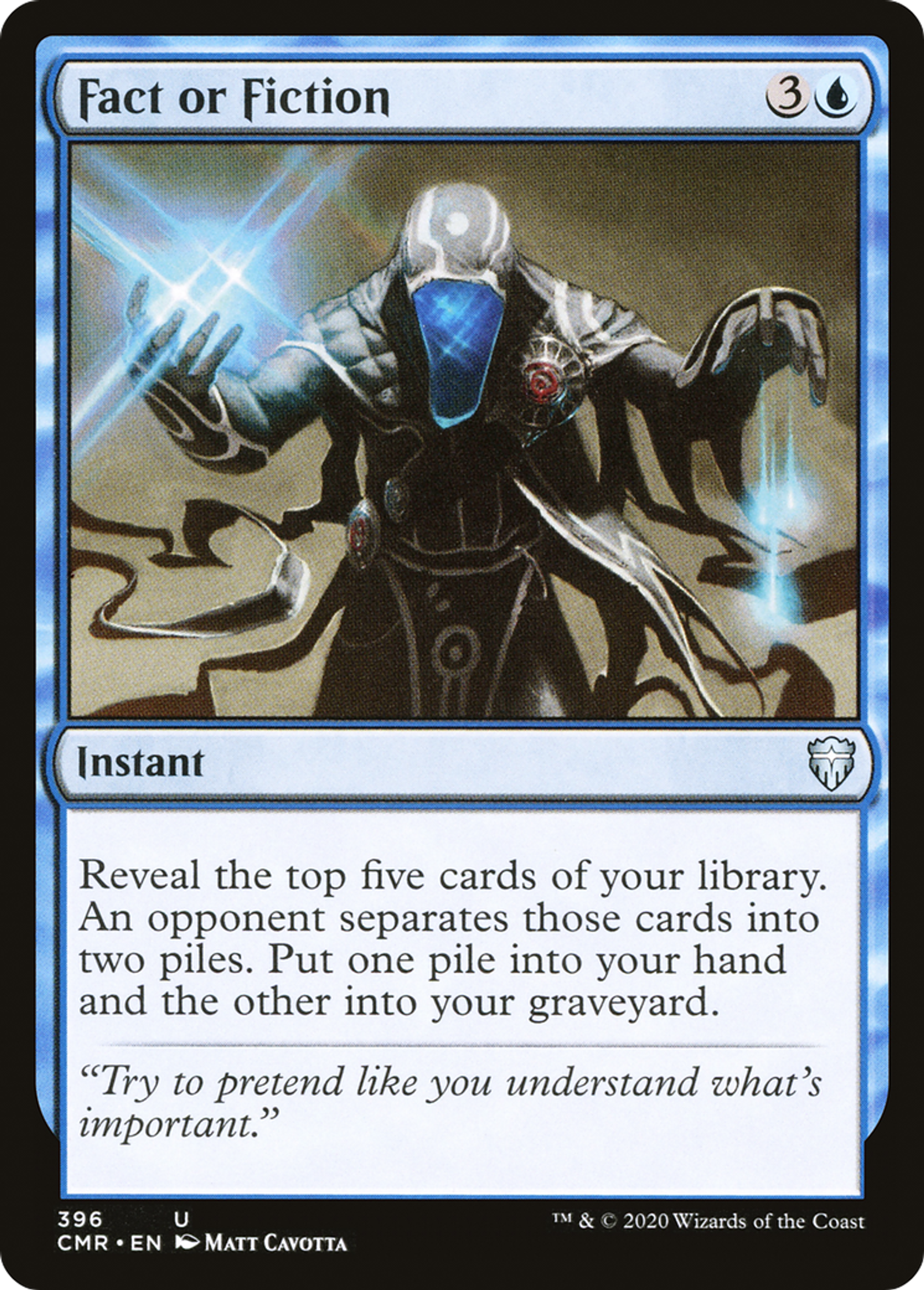 Fait ou fiction — Commander Legends — Magic: The Gathering