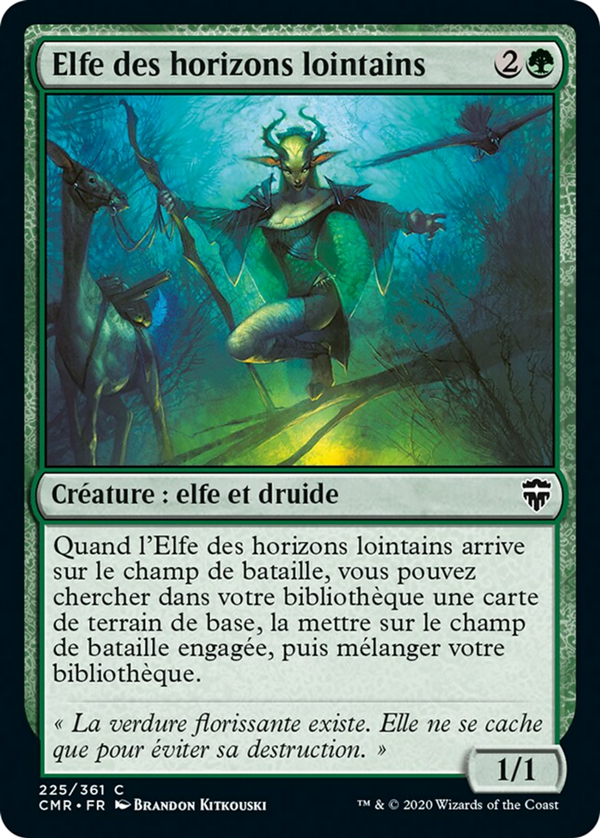Elfe des horizons lointains — Commander Legends — Magic: The Gathering