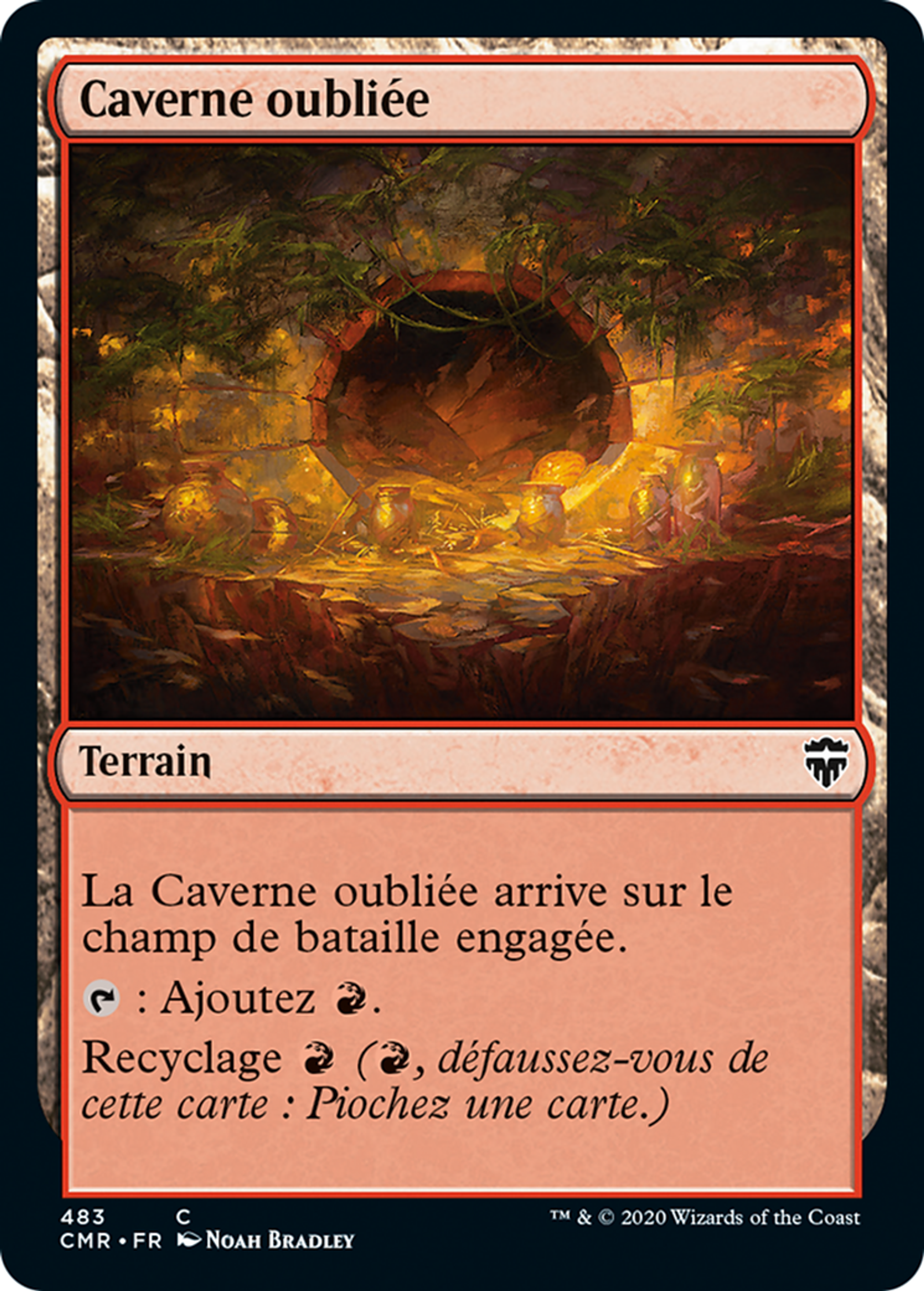 Caverne oubliée — Commander Legends — Magic: The Gathering