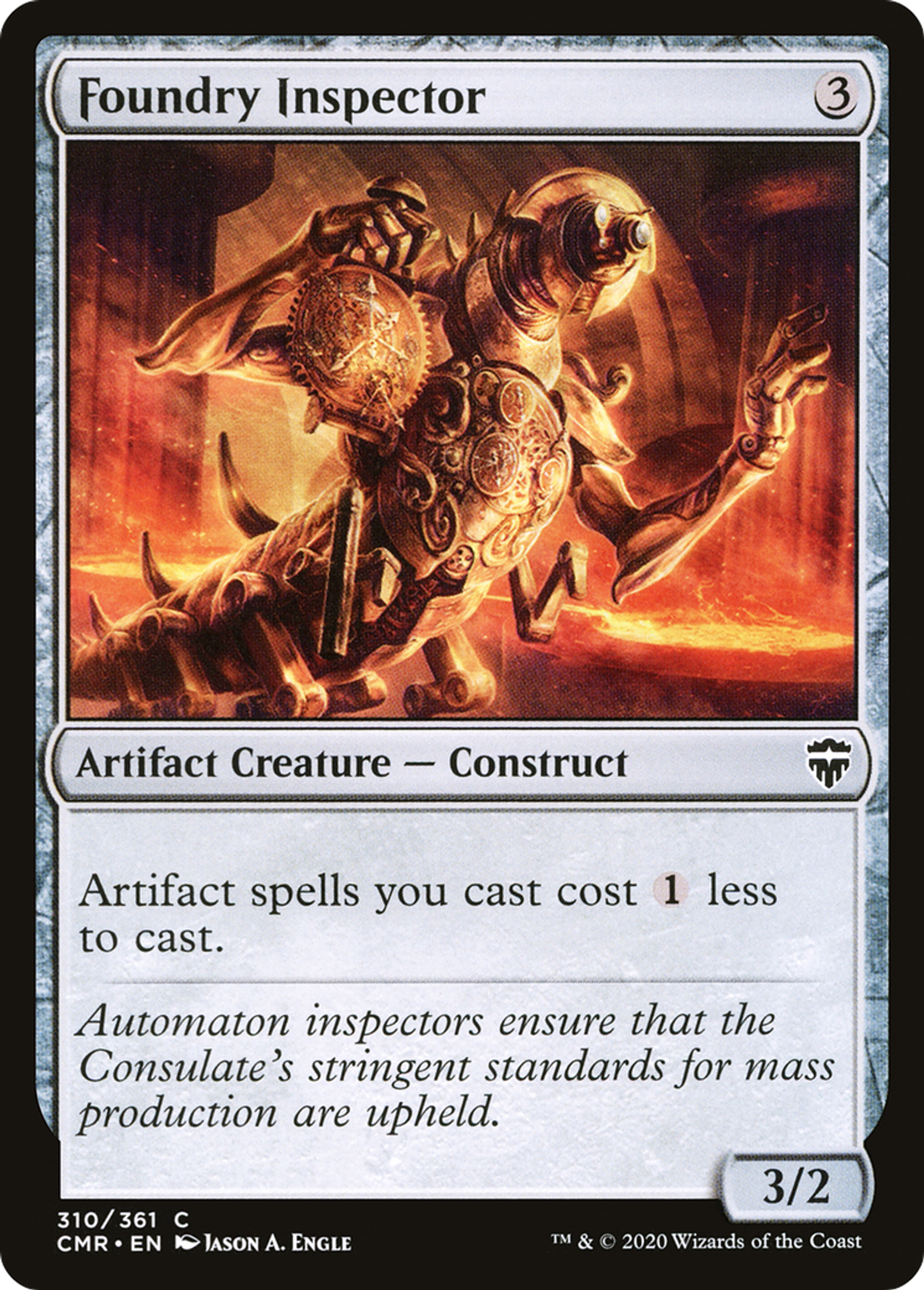 Foundry Inspector — Commander Legends — Magic: The Gathering