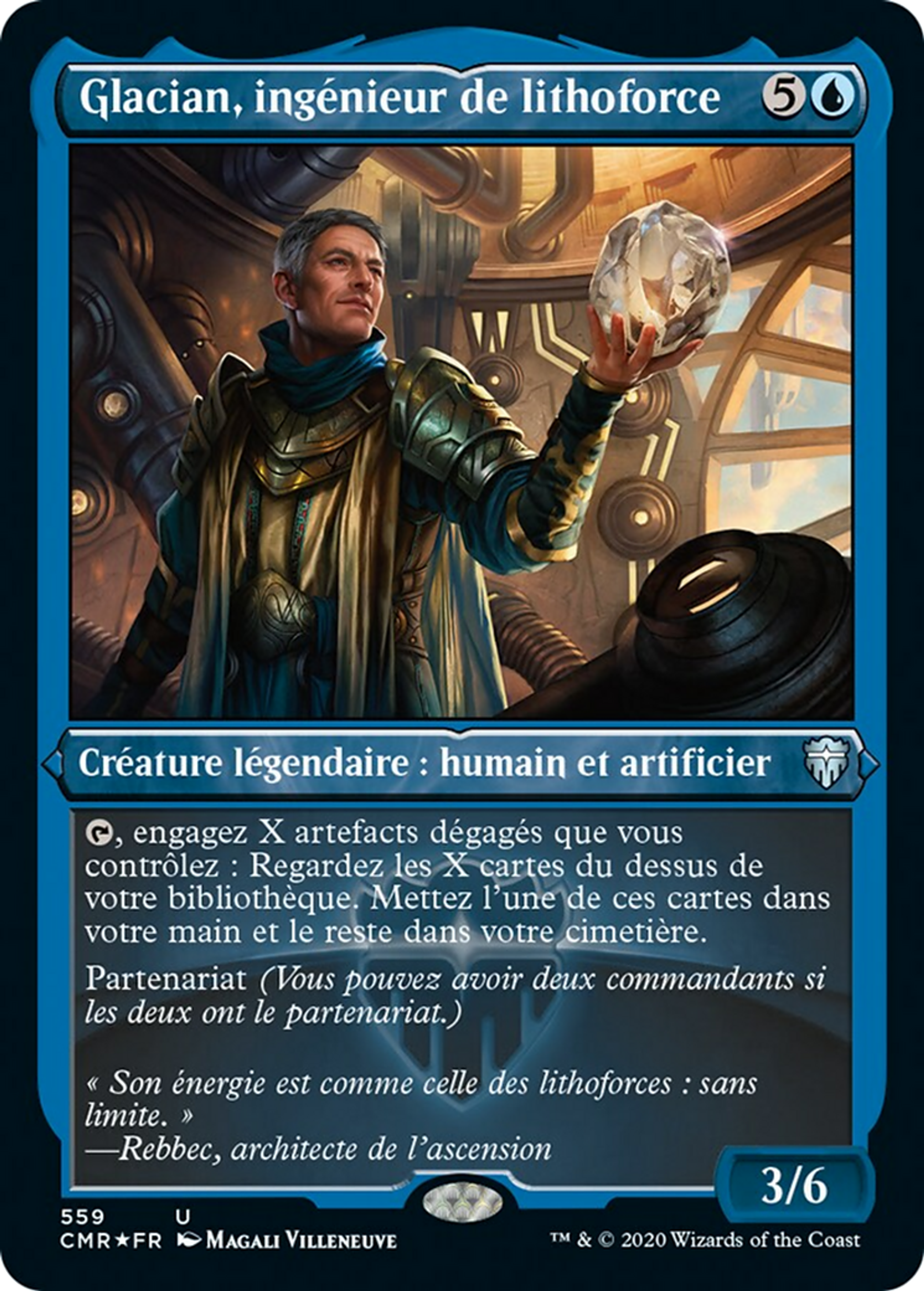 Glacian, ingénieur de lithoforce — Commander Legends — Magic: The Gathering