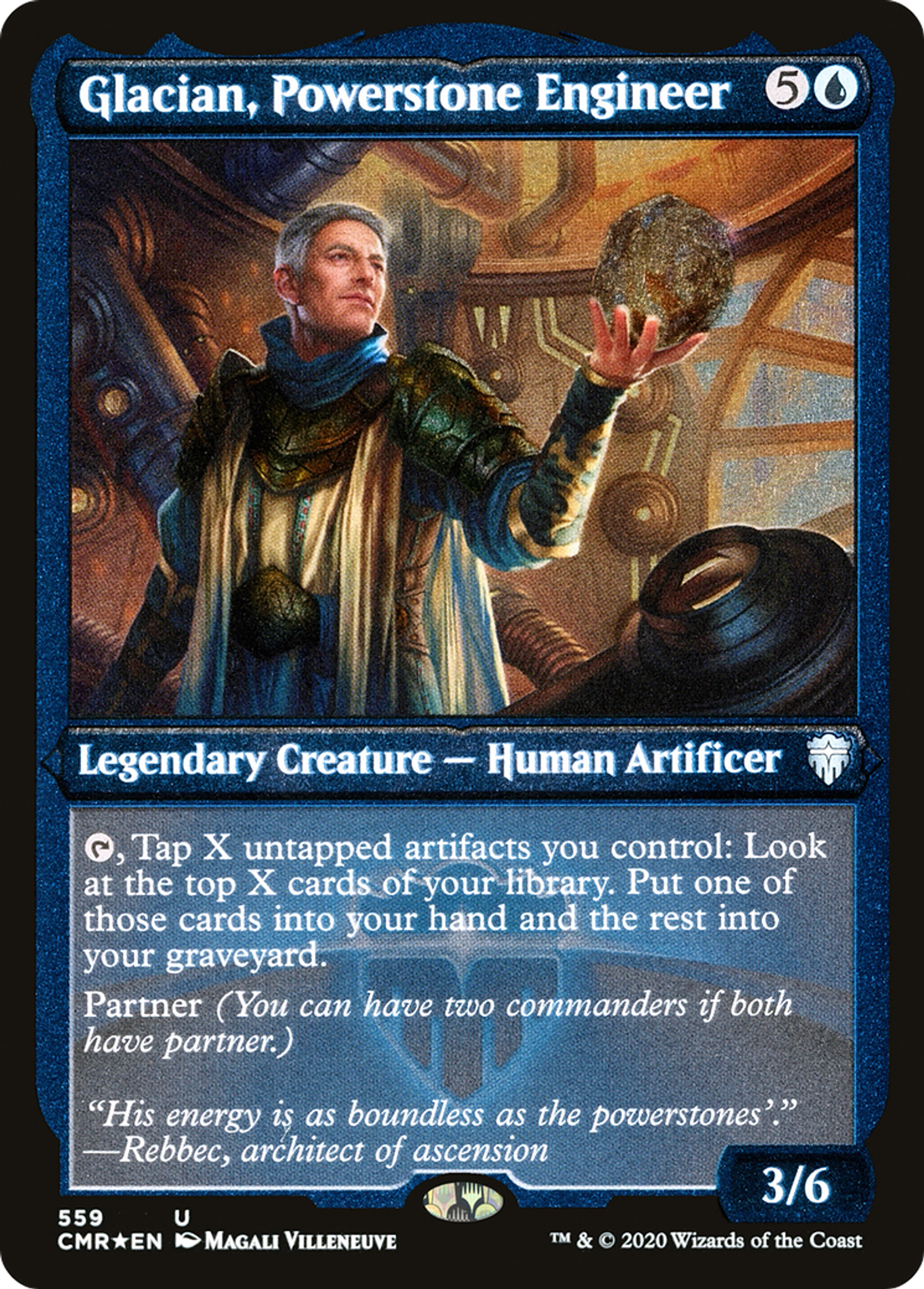 Glacian, ingénieur de lithoforce — Commander Legends — Magic: The Gathering