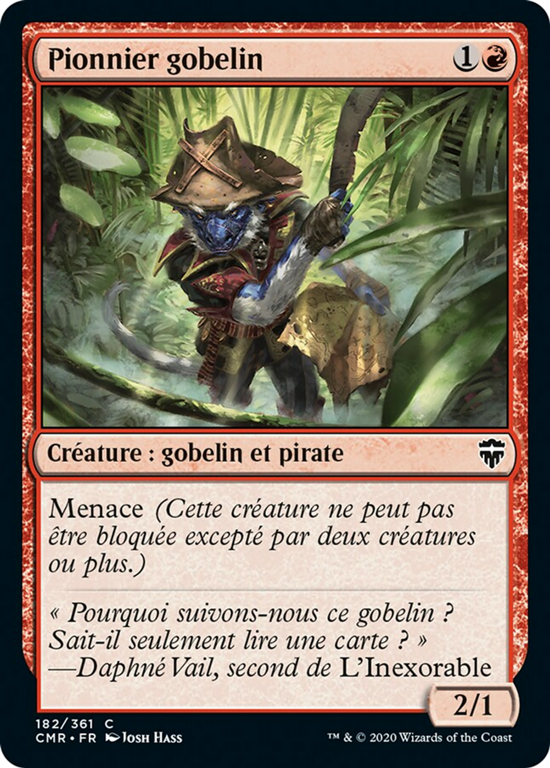 Pionnier gobelin — Commander Legends — Magic: The Gathering