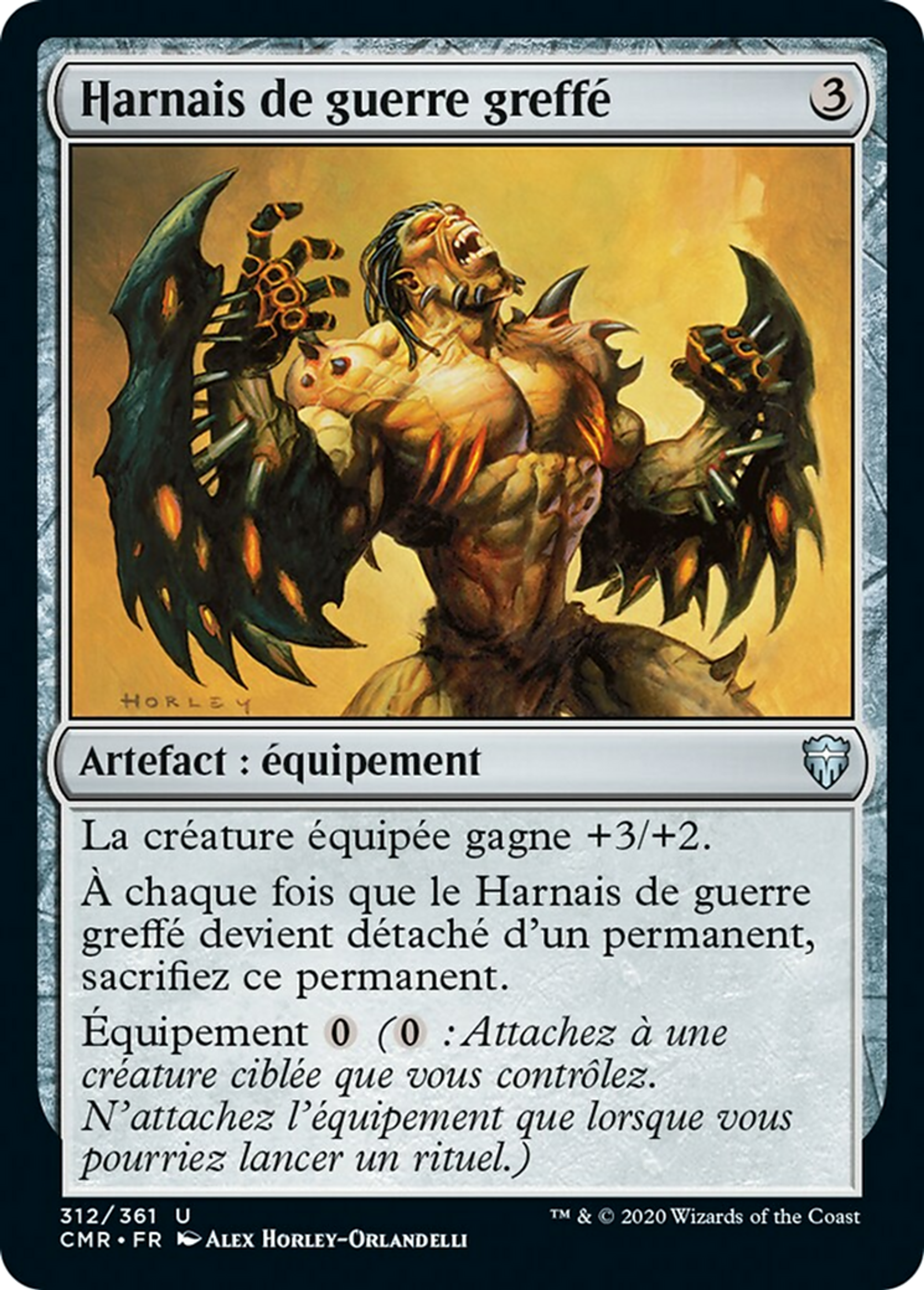 Harnais de guerre greffé — Commander Legends — Magic: The Gathering