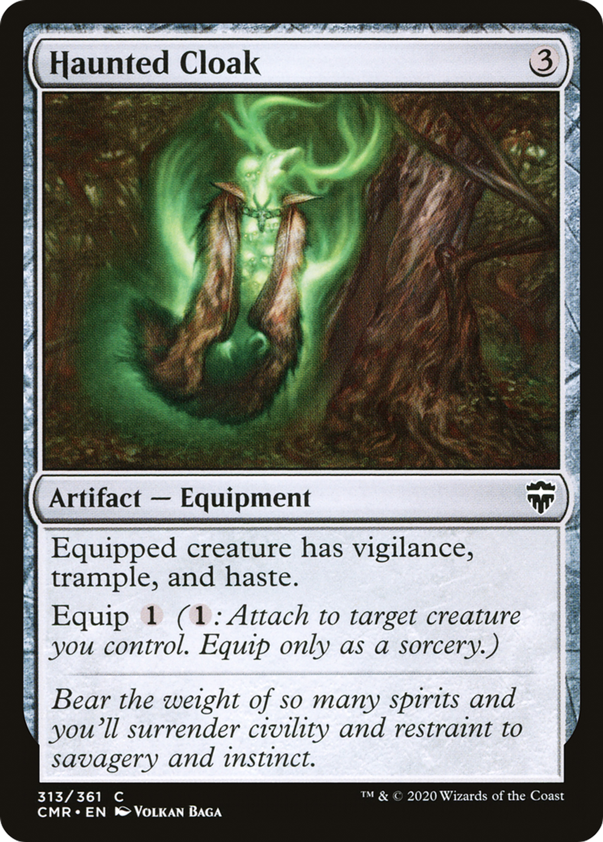 Haunted Cloak — Commander Legends — Magic: The Gathering
