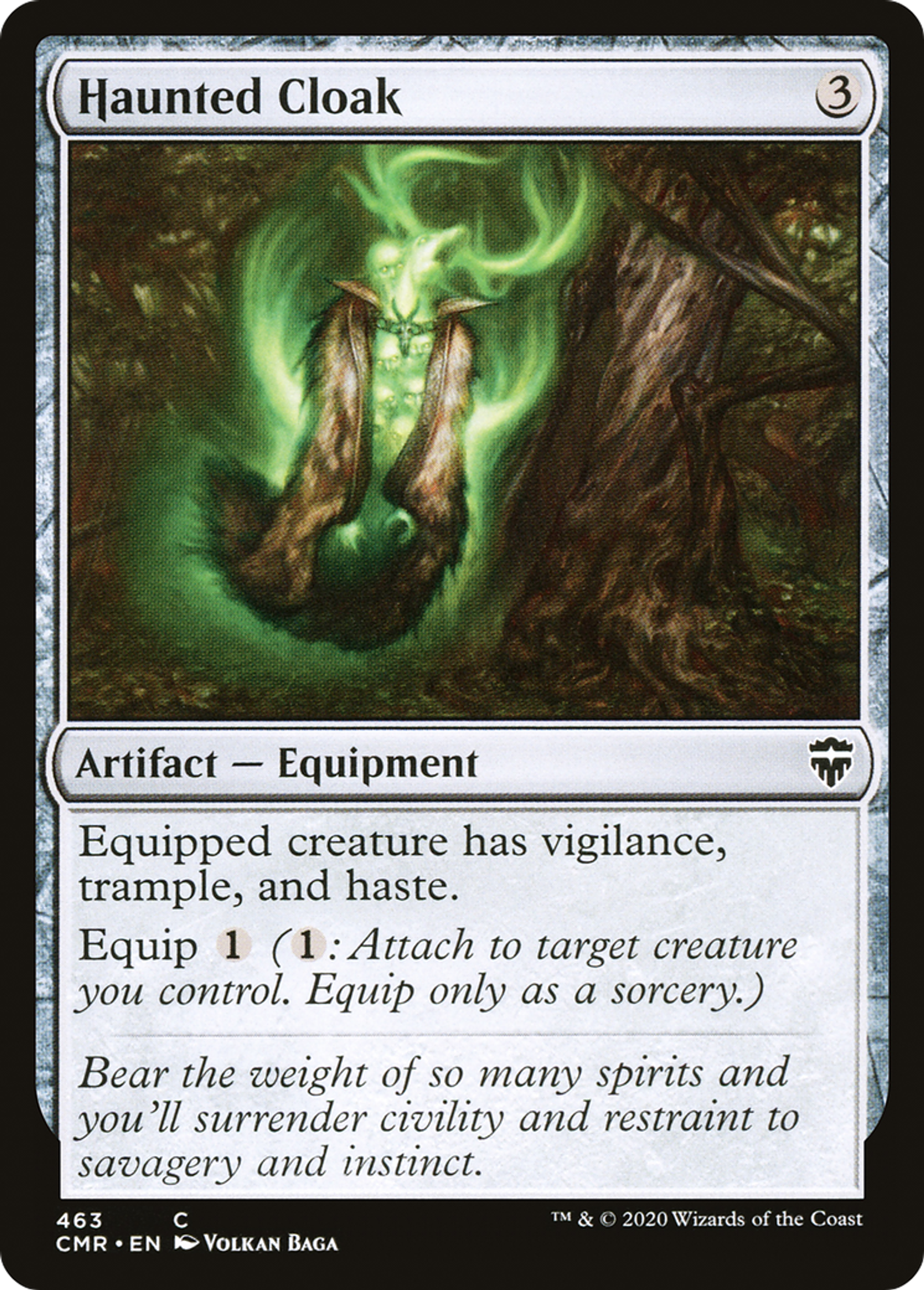 Haunted Cloak — Commander Legends — Magic: The Gathering