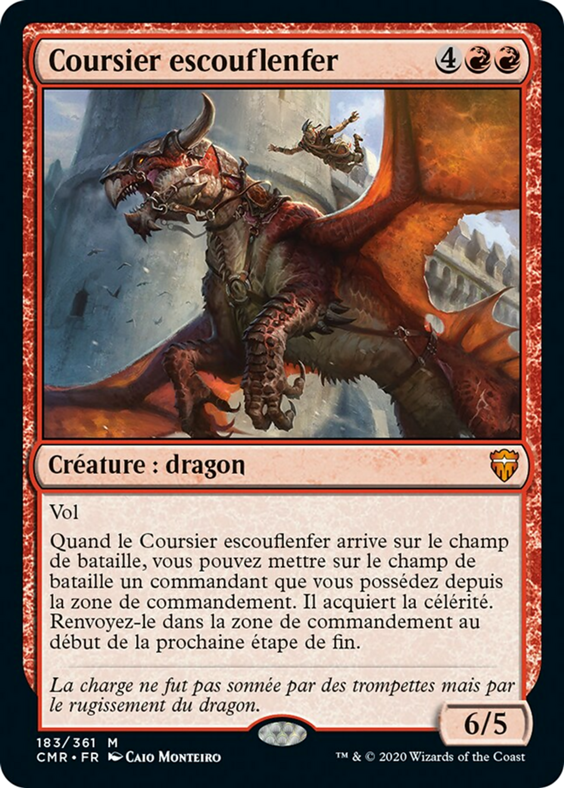 Coursier escouflenfer — Commander Legends — Magic: The Gathering