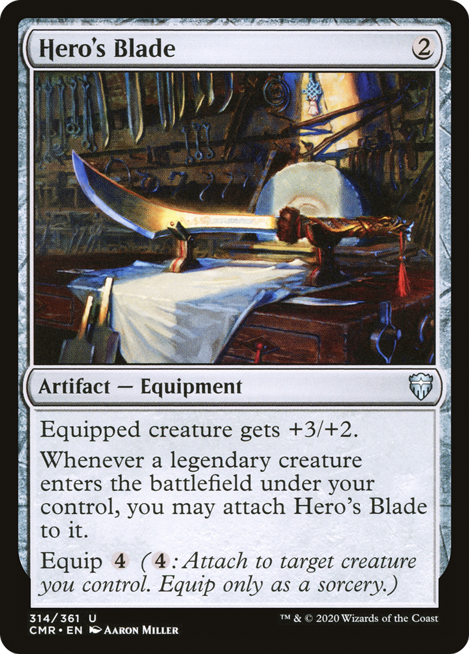 Lame du héros — Commander Legends — Magic: The Gathering