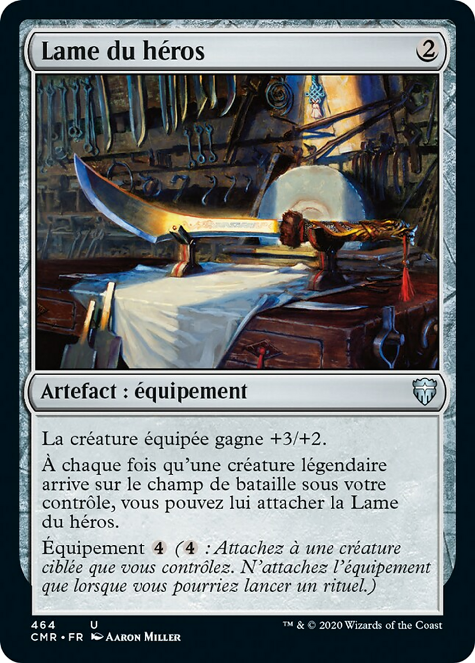 Lame du héros — Commander Legends — Magic: The Gathering