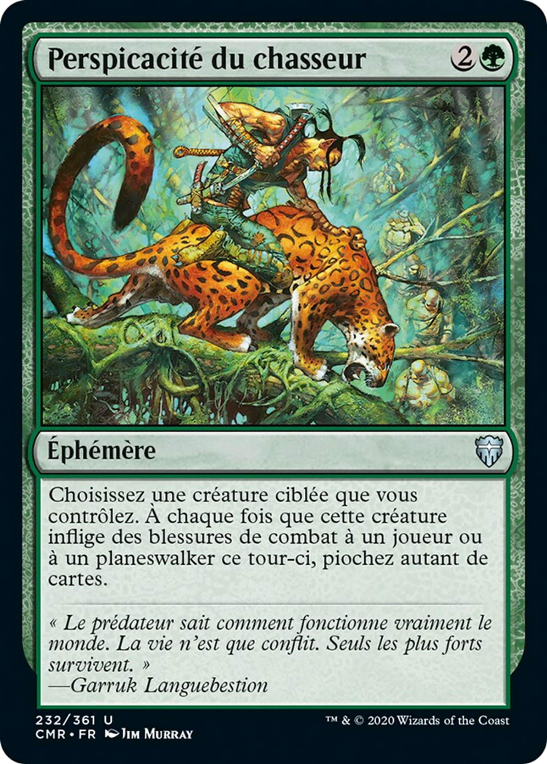 Perspicacité du chasseur — Commander Legends — Magic: The Gathering