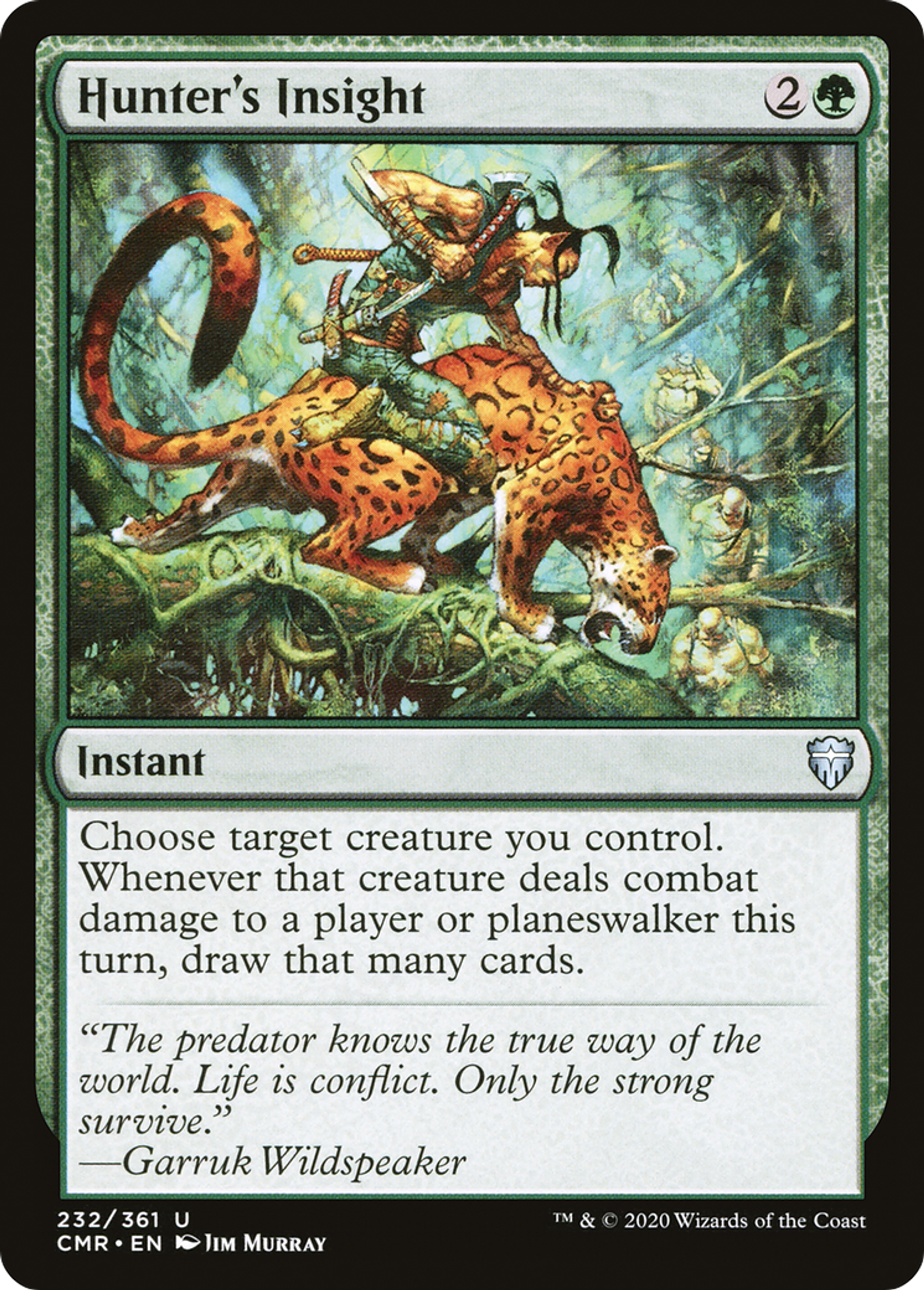 Perspicacité du chasseur — Commander Legends — Magic: The Gathering