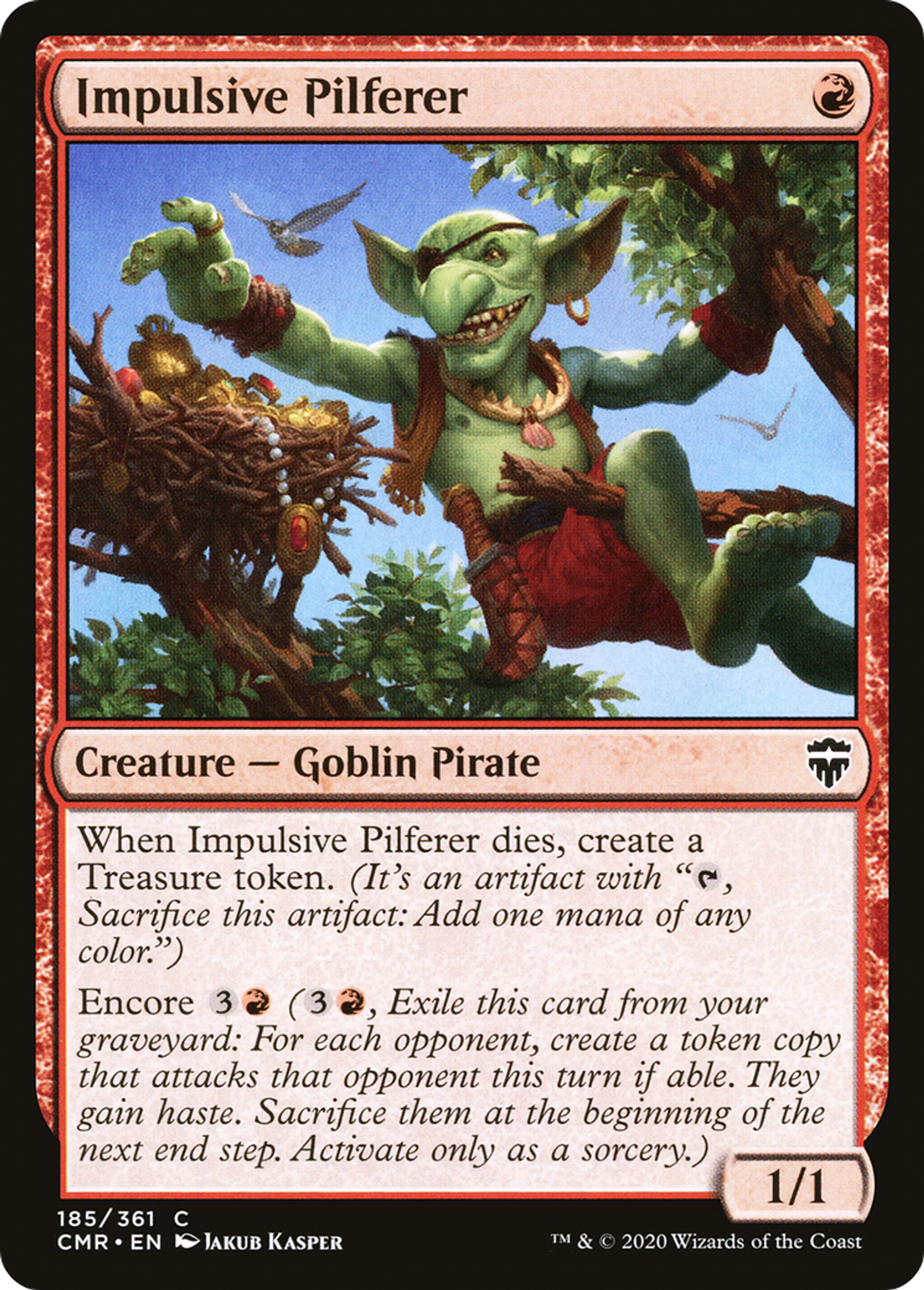 Chapardeur impulsif — Commander Legends — Magic: The Gathering