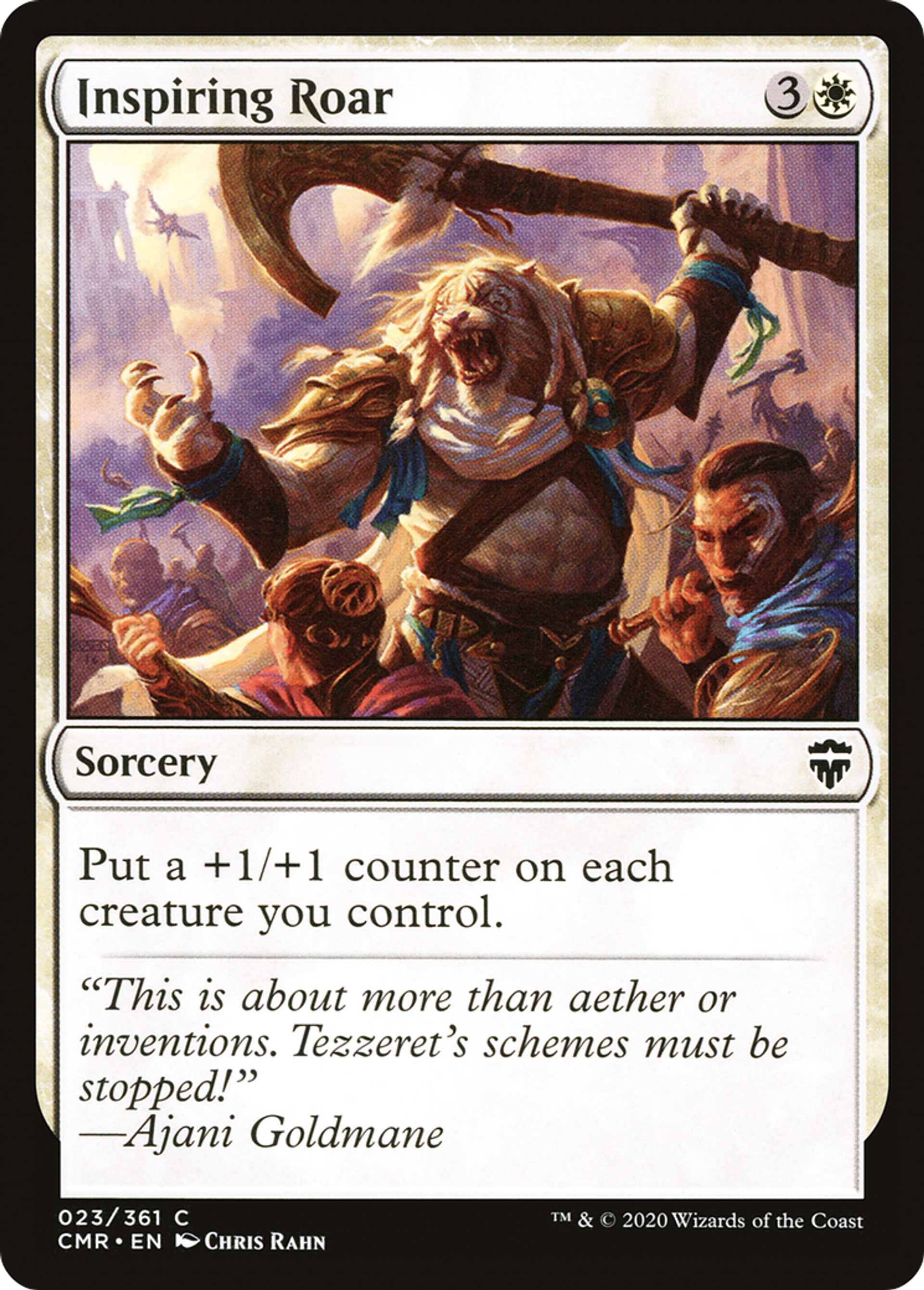 Rugissement inspirateur — Commander Legends — Magic: The Gathering