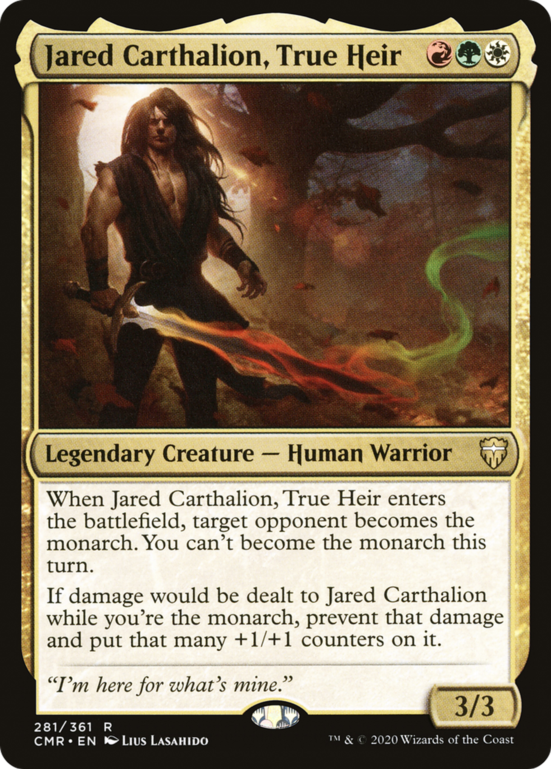 Jared Carthalion, True Heir — Commander Legends — Magic: The Gathering