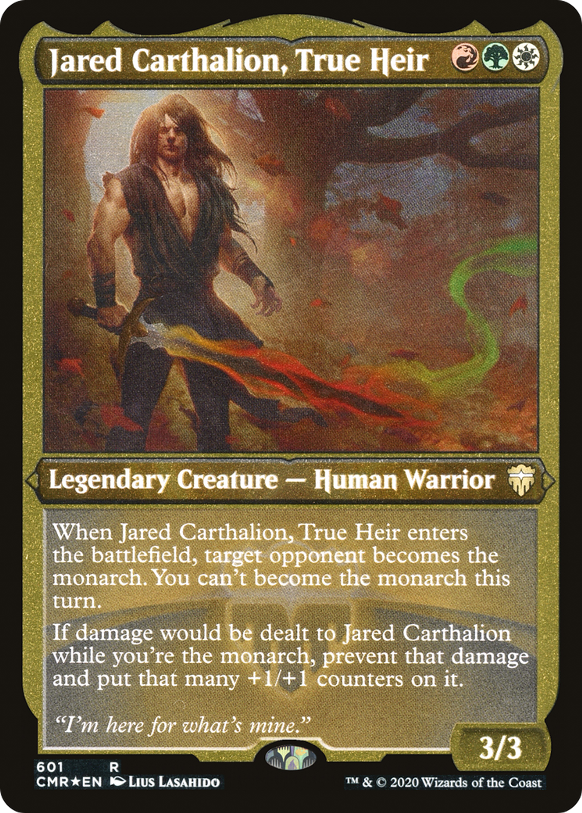 Jared Carthalion, véritable héritier — Commander Legends — Magic: The Gathering