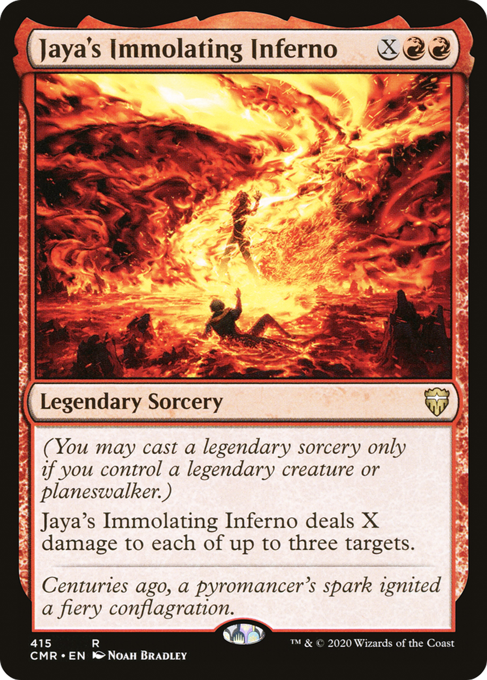 Jaya's Immolating Inferno — Commander Legends — Magic: The Gathering