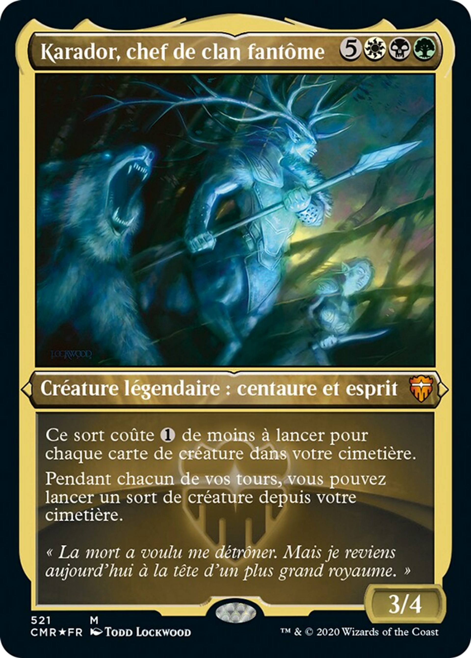Karador, chef de clan fantôme — Commander Legends — Magic: The Gathering