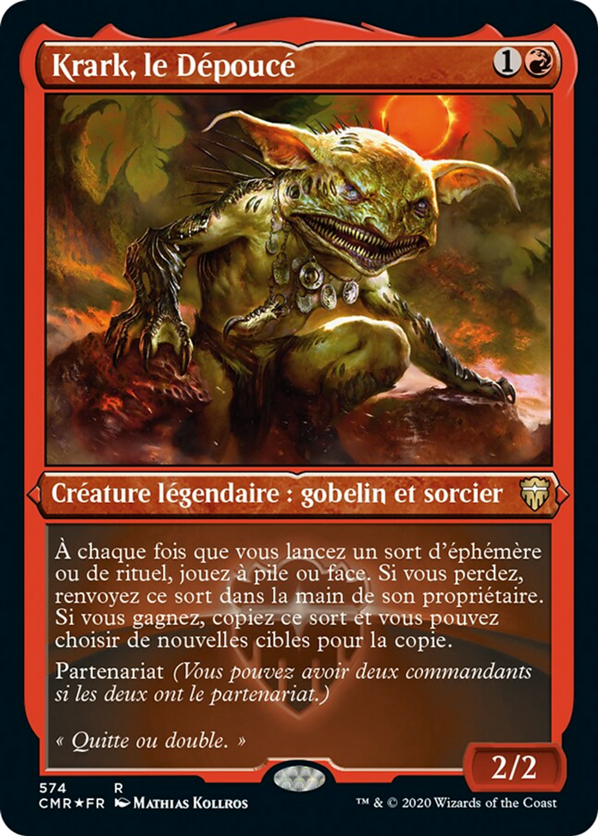 Krark, le Dépoucé — Commander Legends — Magic: The Gathering
