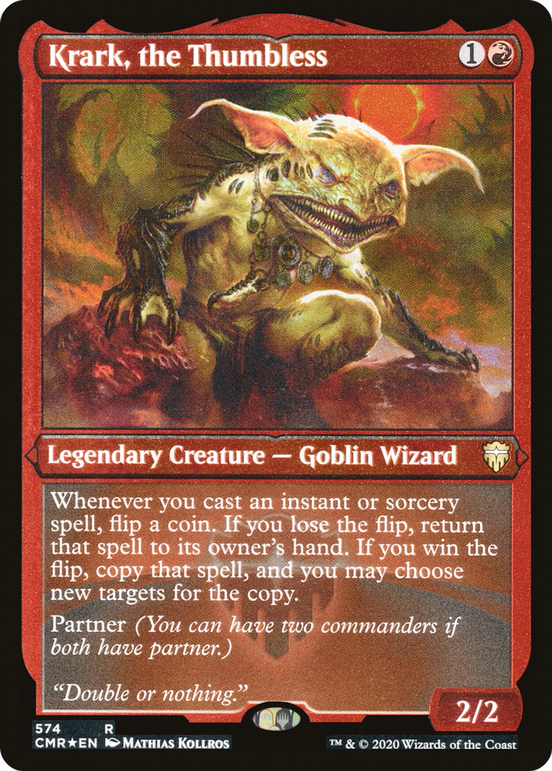 Krark, le Dépoucé — Commander Legends — Magic: The Gathering