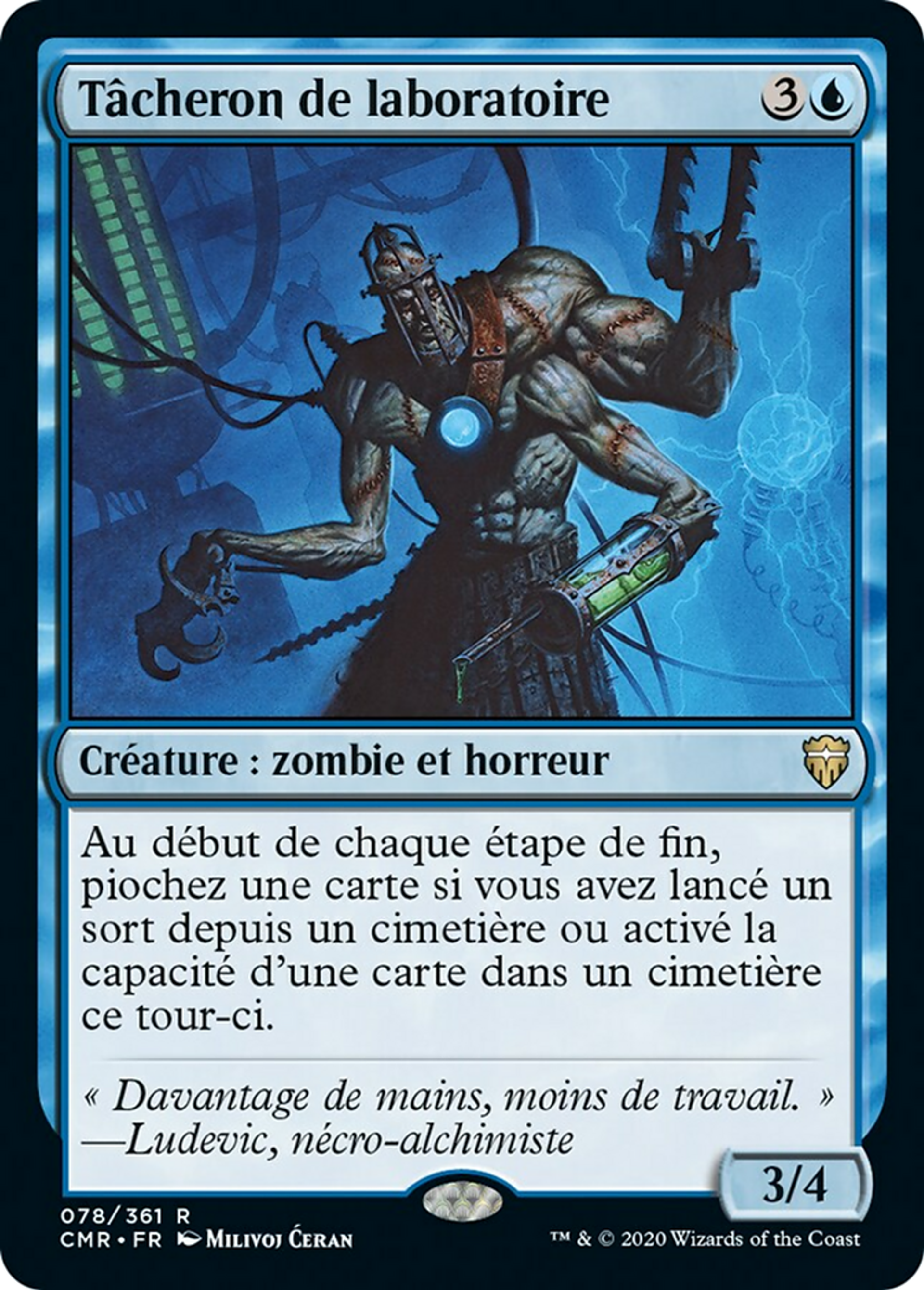 Tâcheron de laboratoire — Commander Legends — Magic: The Gathering