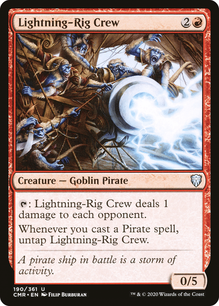 Lightning-Rig Crew — Commander Legends — Magic: The Gathering