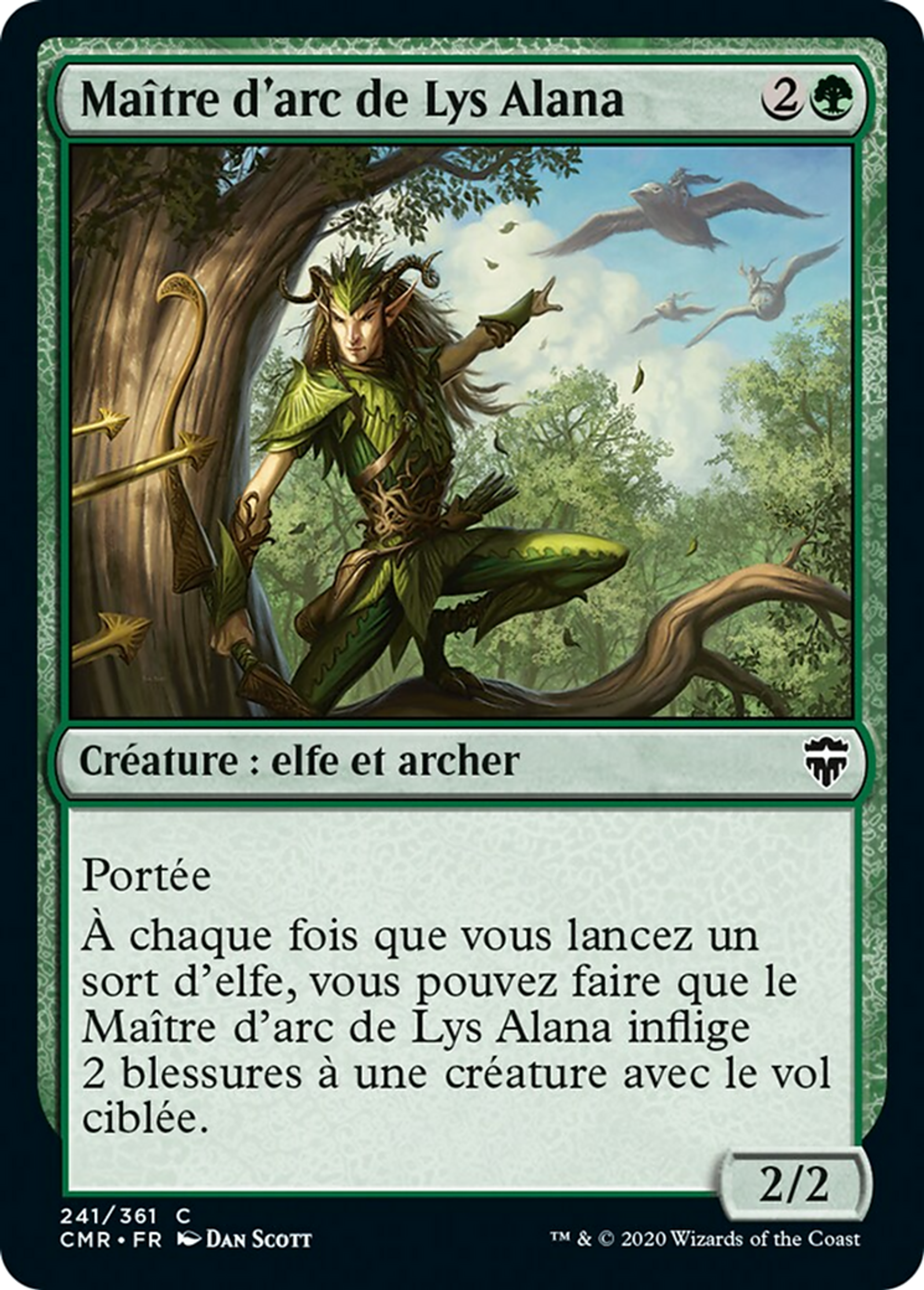 Maître d'arc de Lys Alana — Commander Legends — Magic: The Gathering