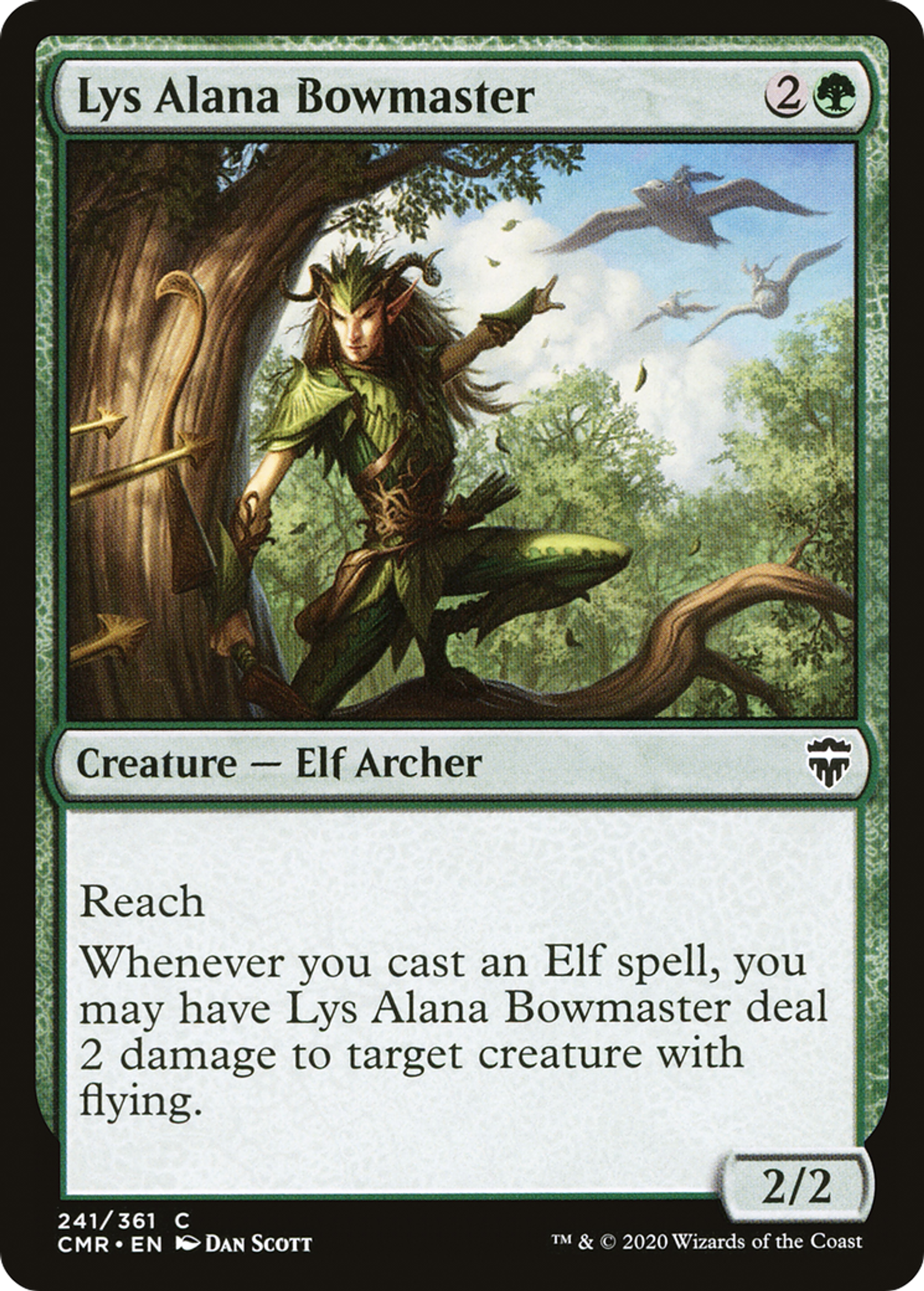 Maître d'arc de Lys Alana — Commander Legends — Magic: The Gathering