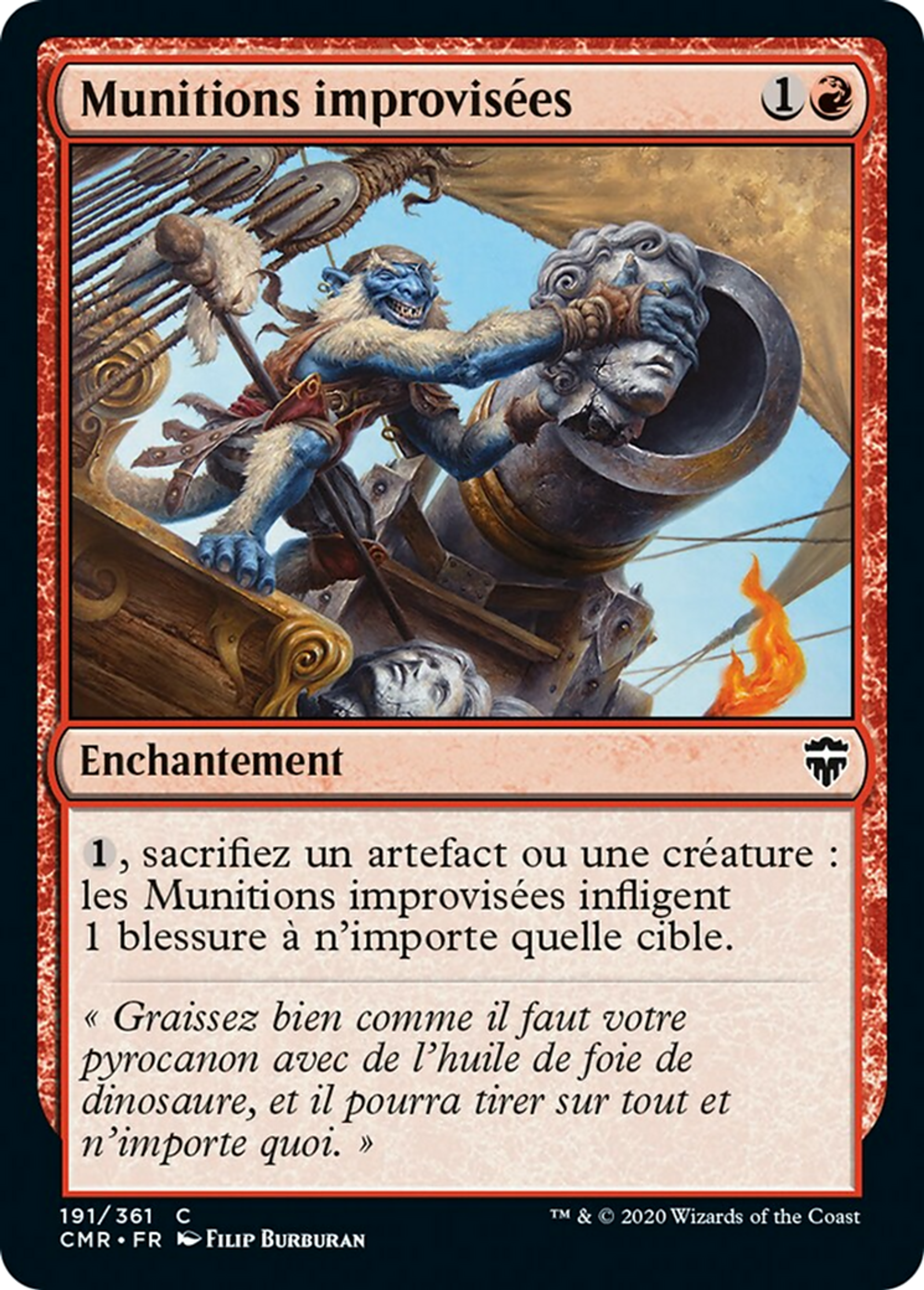 Munitions improvisées — Commander Legends — Magic: The Gathering