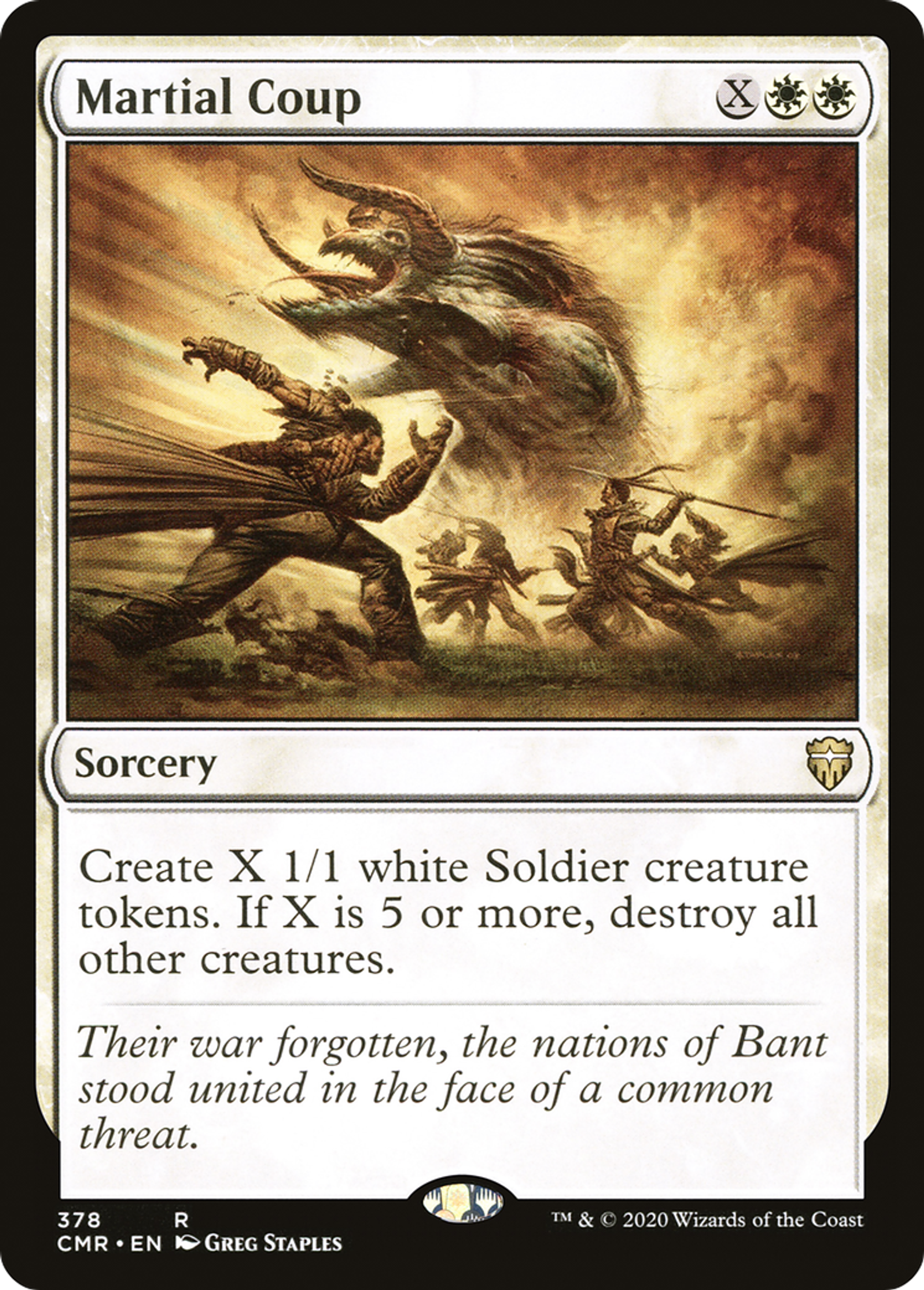 Coup d'état militaire — Commander Legends — Magic: The Gathering