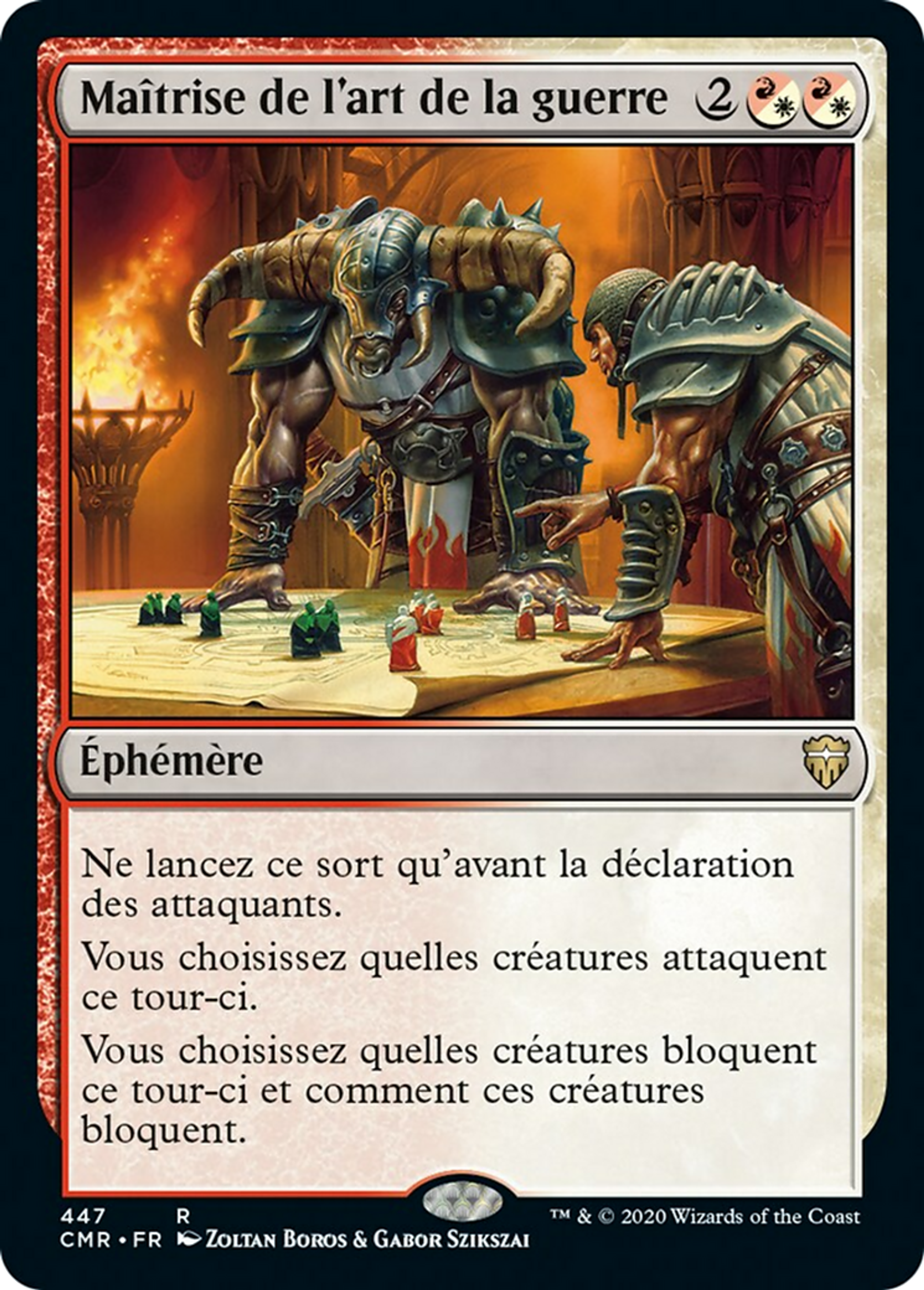 Maîtrise de l'art de la guerre — Commander Legends — Magic: The Gathering