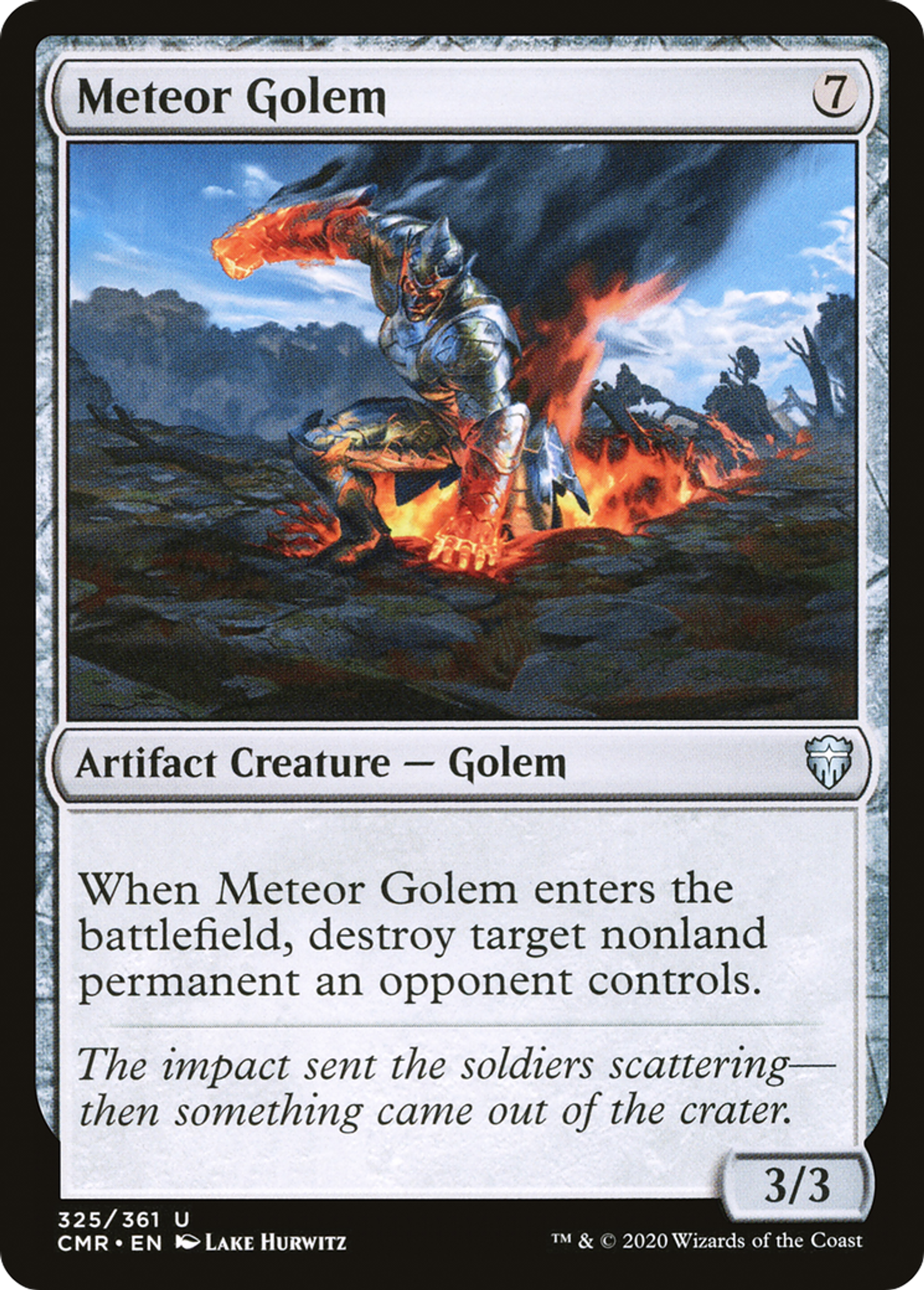 Golem météoritique — Commander Legends — Magic: The Gathering