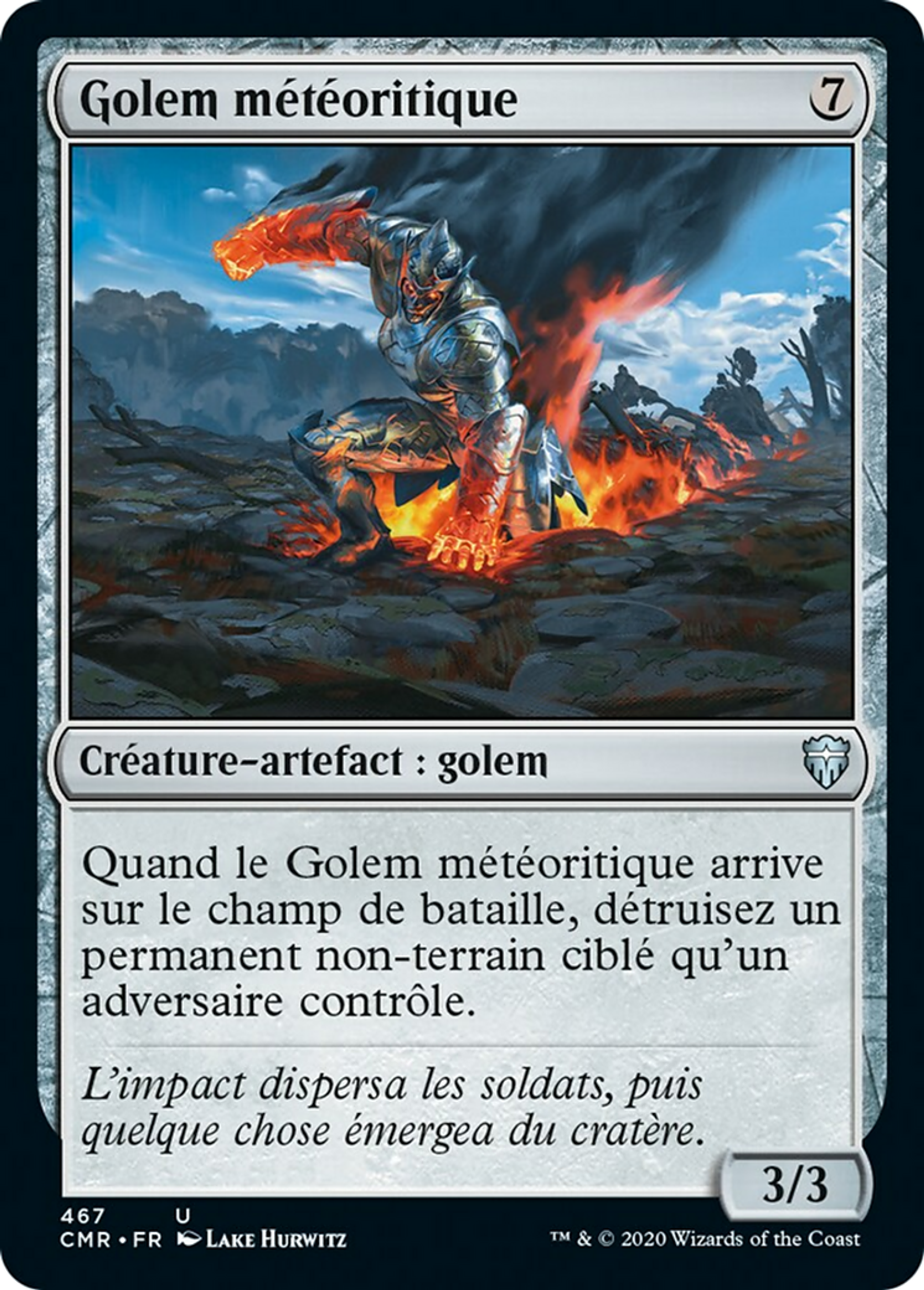 Golem météoritique — Commander Legends — Magic: The Gathering